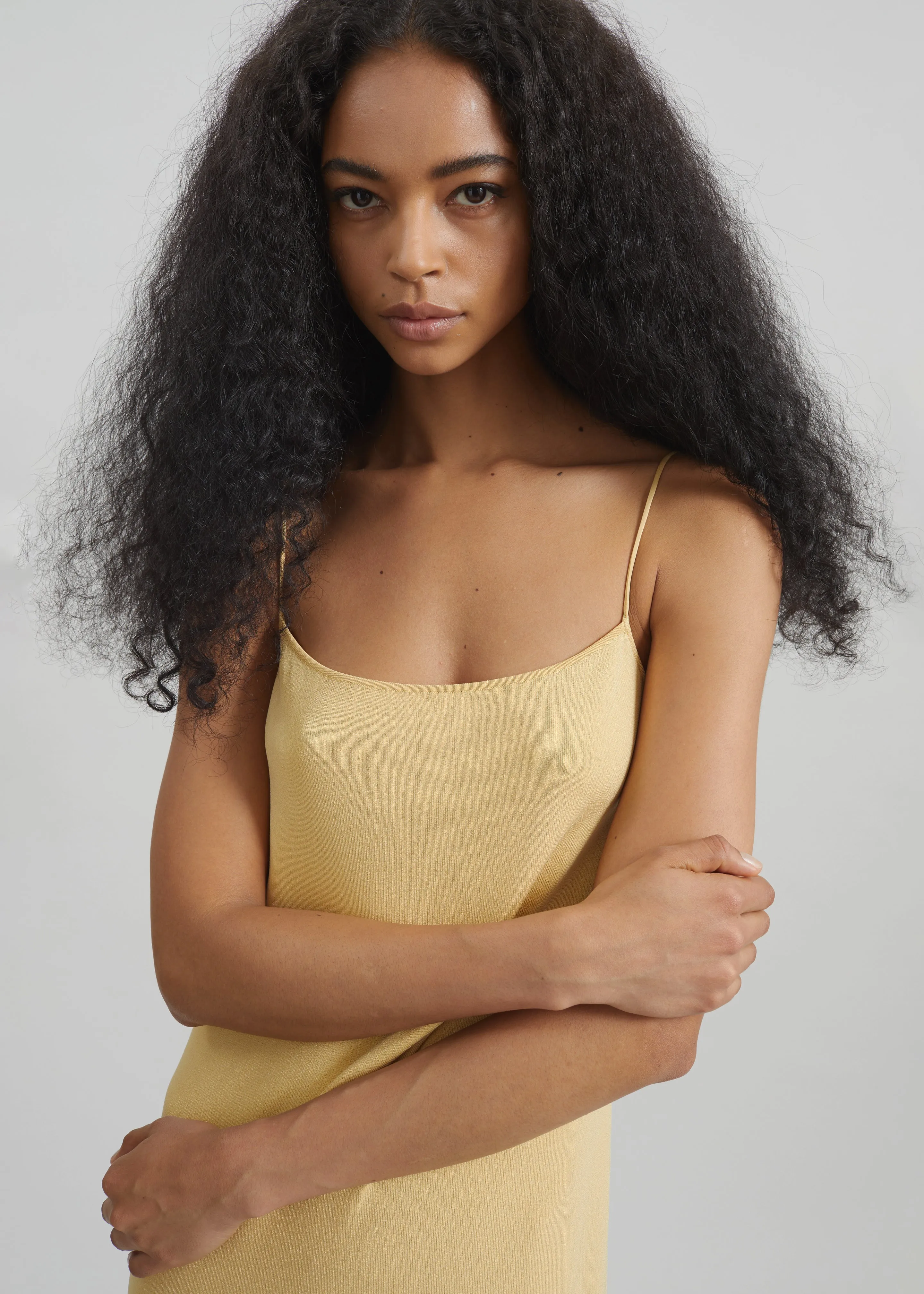 Keira Knit Midi Dress - Yellow sold by Frankie Shop product image thumbnail 3