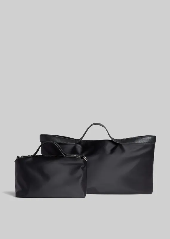 Zeni Two-Way Handbag - Black made by Frankie Shop