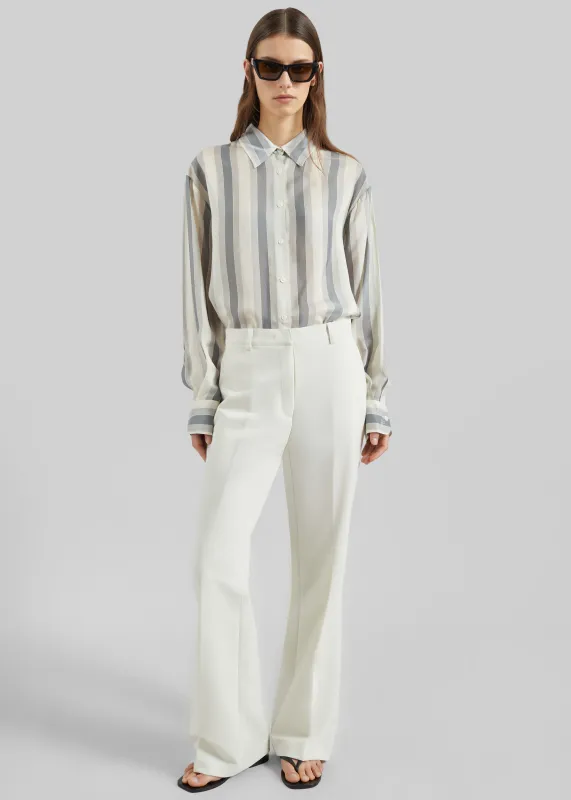 Chesnay Bootcut Pants - Cream made by Frankie Shop