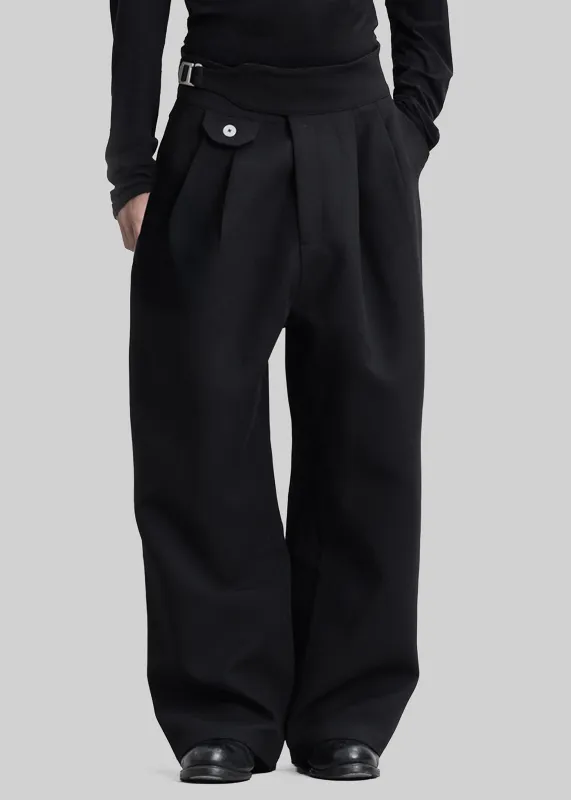 Pieces Uniques Qwan Pants - Black Onyx made by Frankie Shop