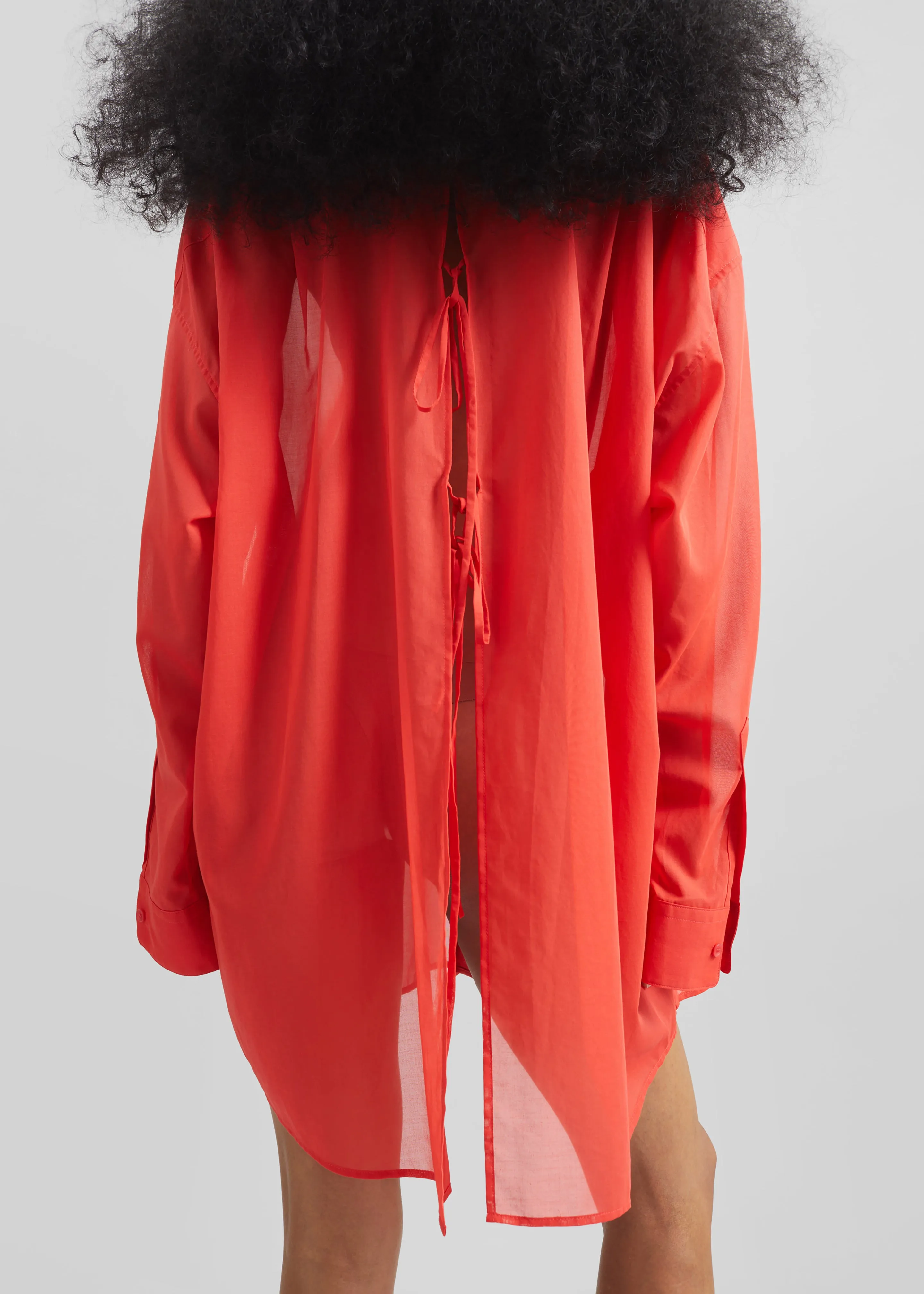 Melia Open-Back Shirt - Red sold by Frankie Shop product image thumbnail 2