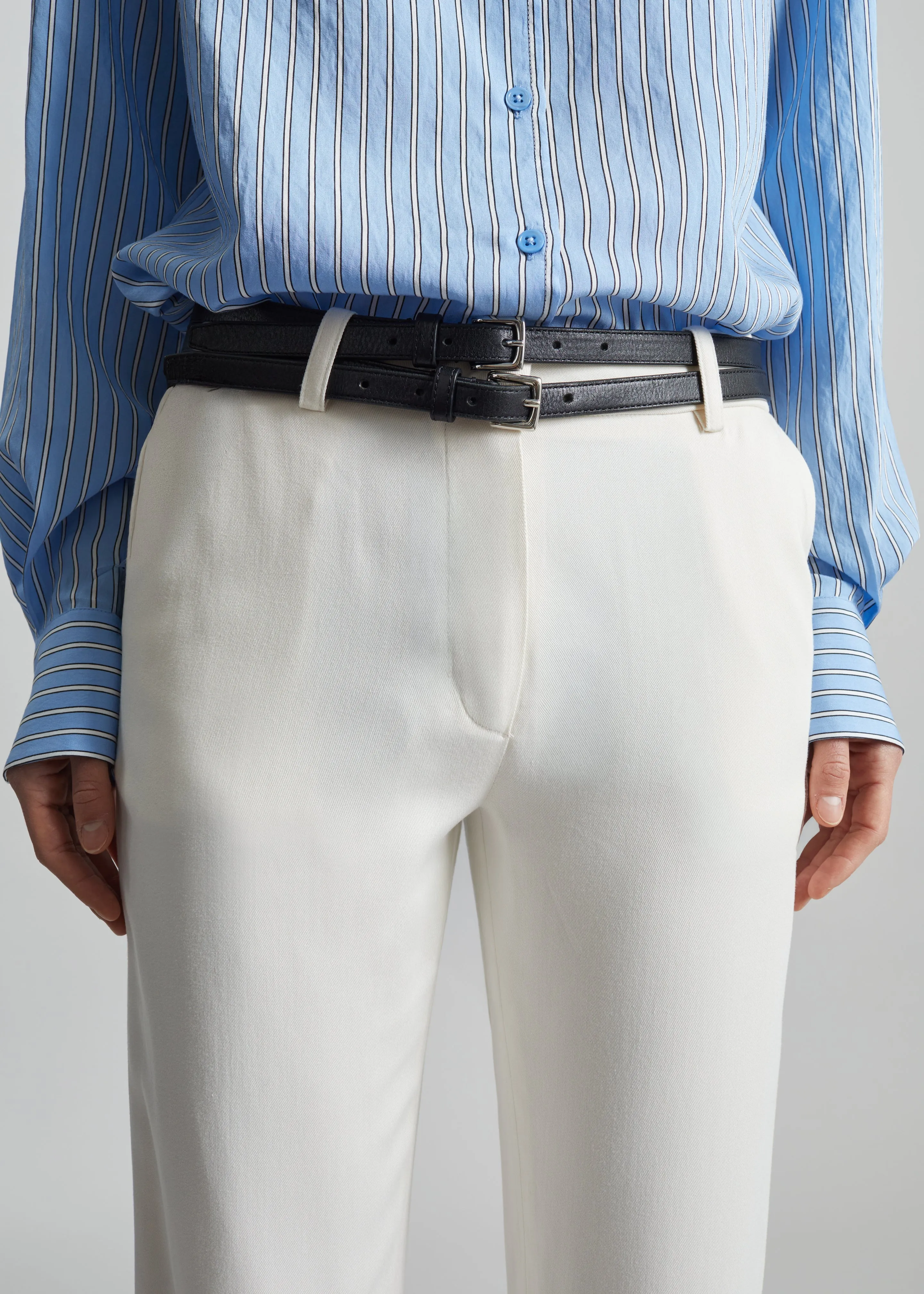 Lior Fluid Capri Pants - Ivory sold by Frankie Shop product image thumbnail 3