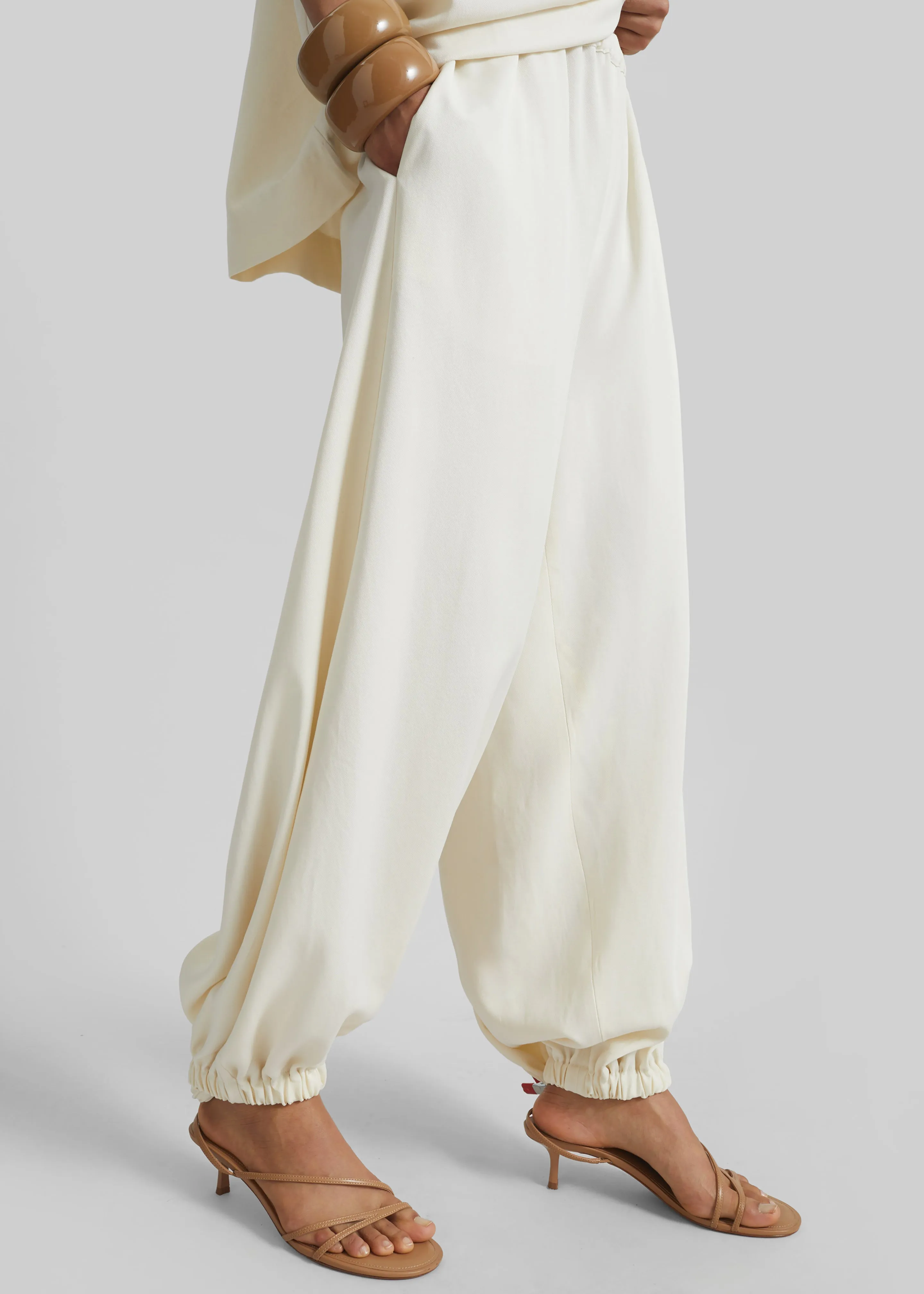 Isola Fluid Balloon Pants - Ivory sold by Frankie Shop product image thumbnail 2