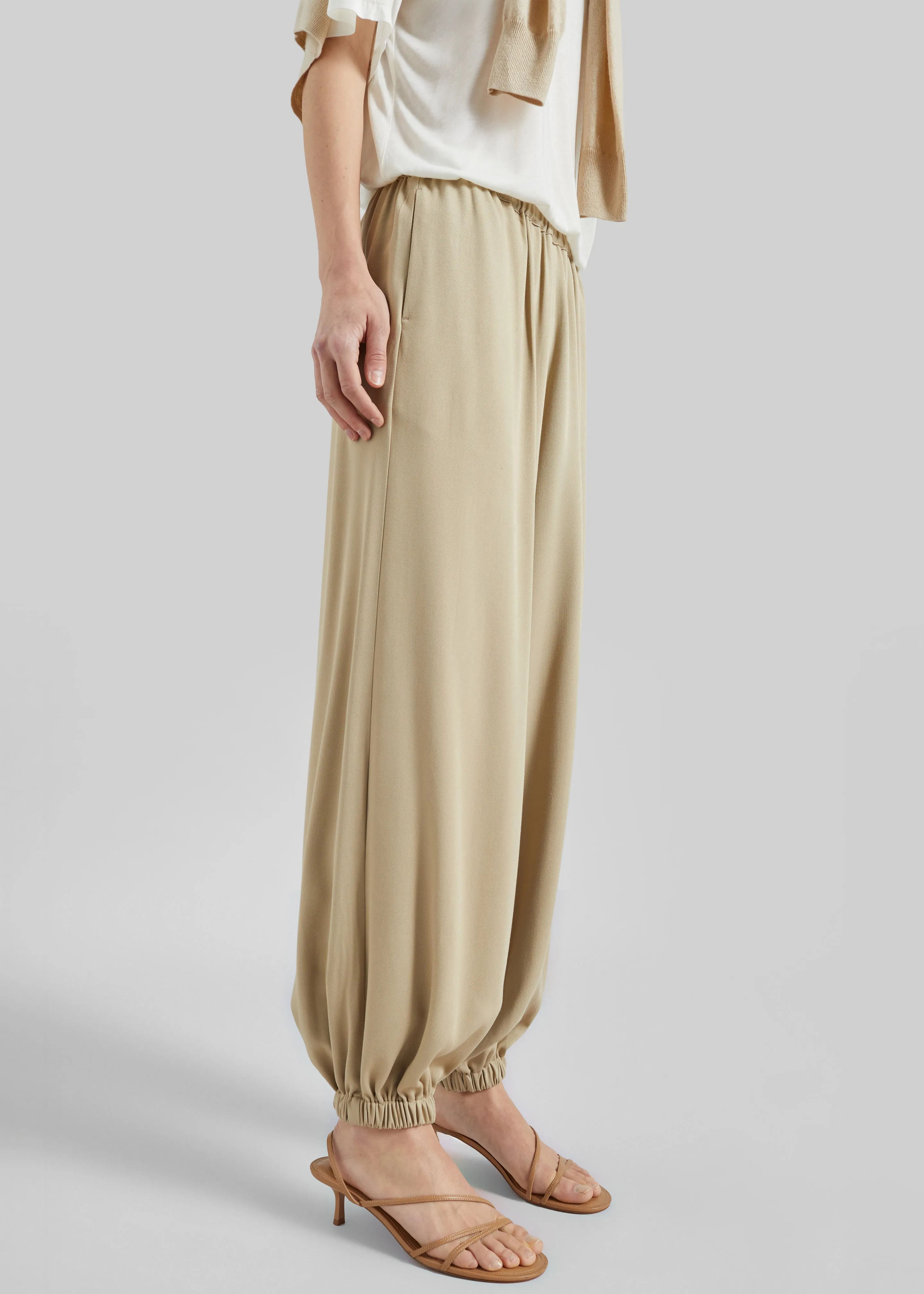 Isola Fluid Balloon Pants - Beige sold by Frankie Shop product image thumbnail 2