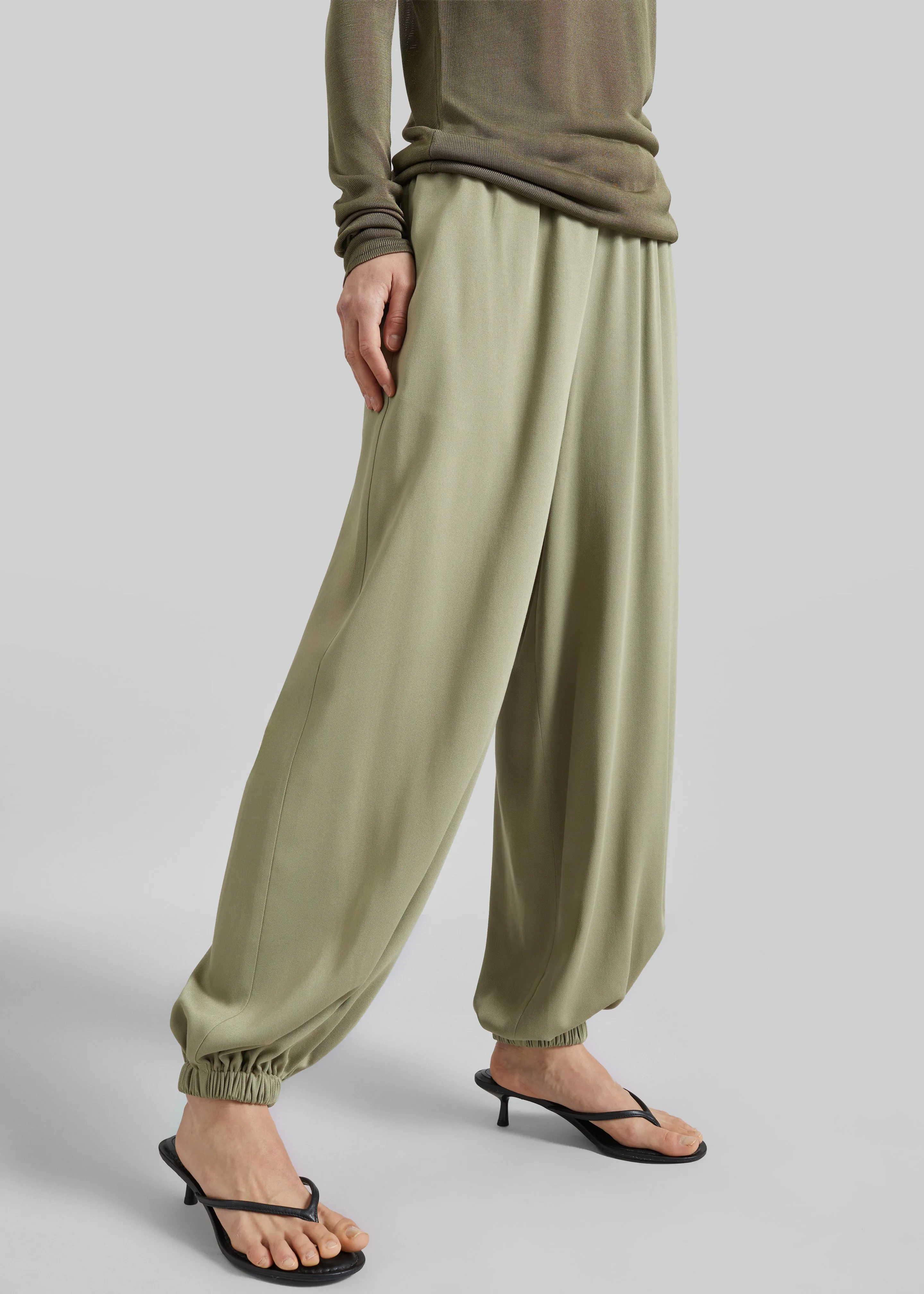 Isola Fluid Balloon Pants - Sage sold by Frankie Shop product image thumbnail 2