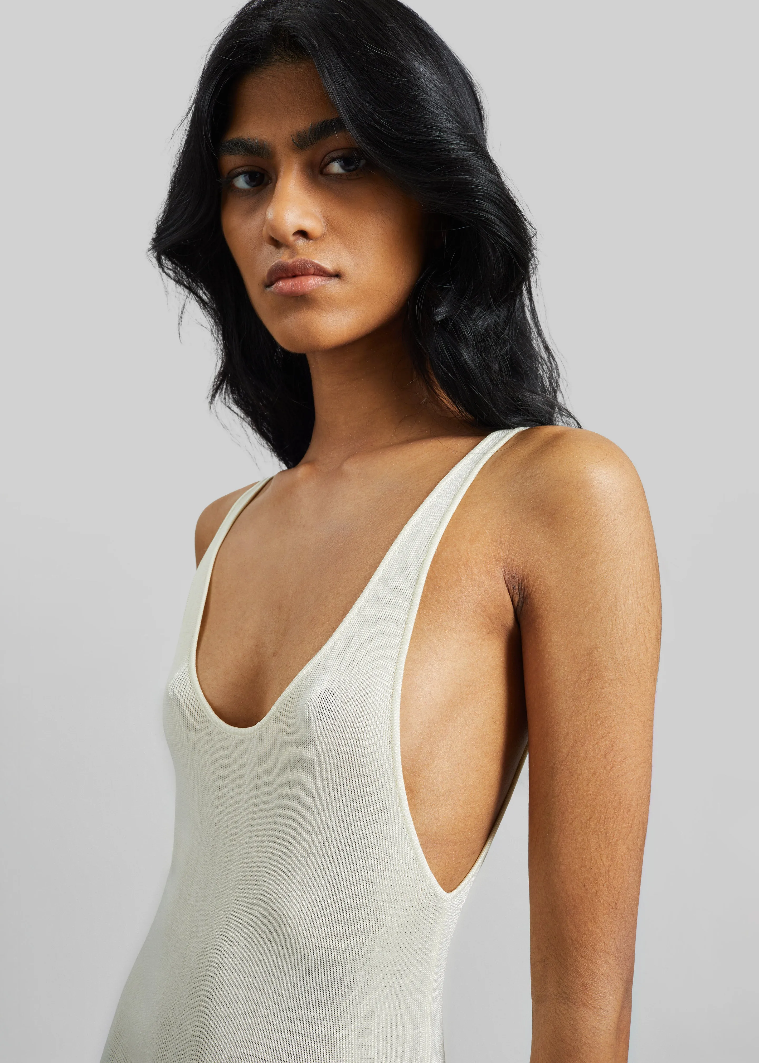 Iliya Drop Waist Maxi Dress - Cream sold by Frankie Shop product image thumbnail 4