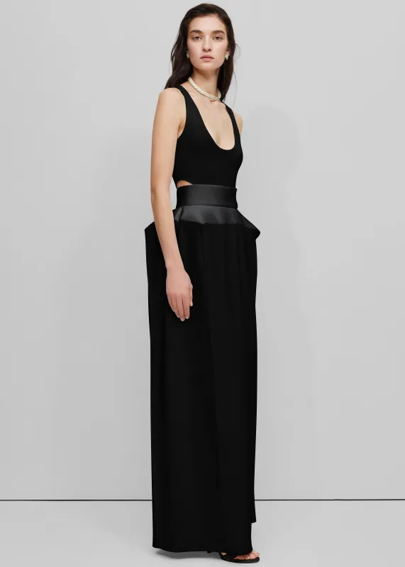 Bevza Structured Skirt - Black made by Bevza