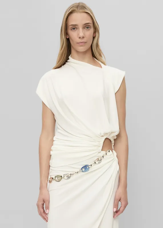 Christopher Esber Manto Jersey Tee - White made by Christopher Esber