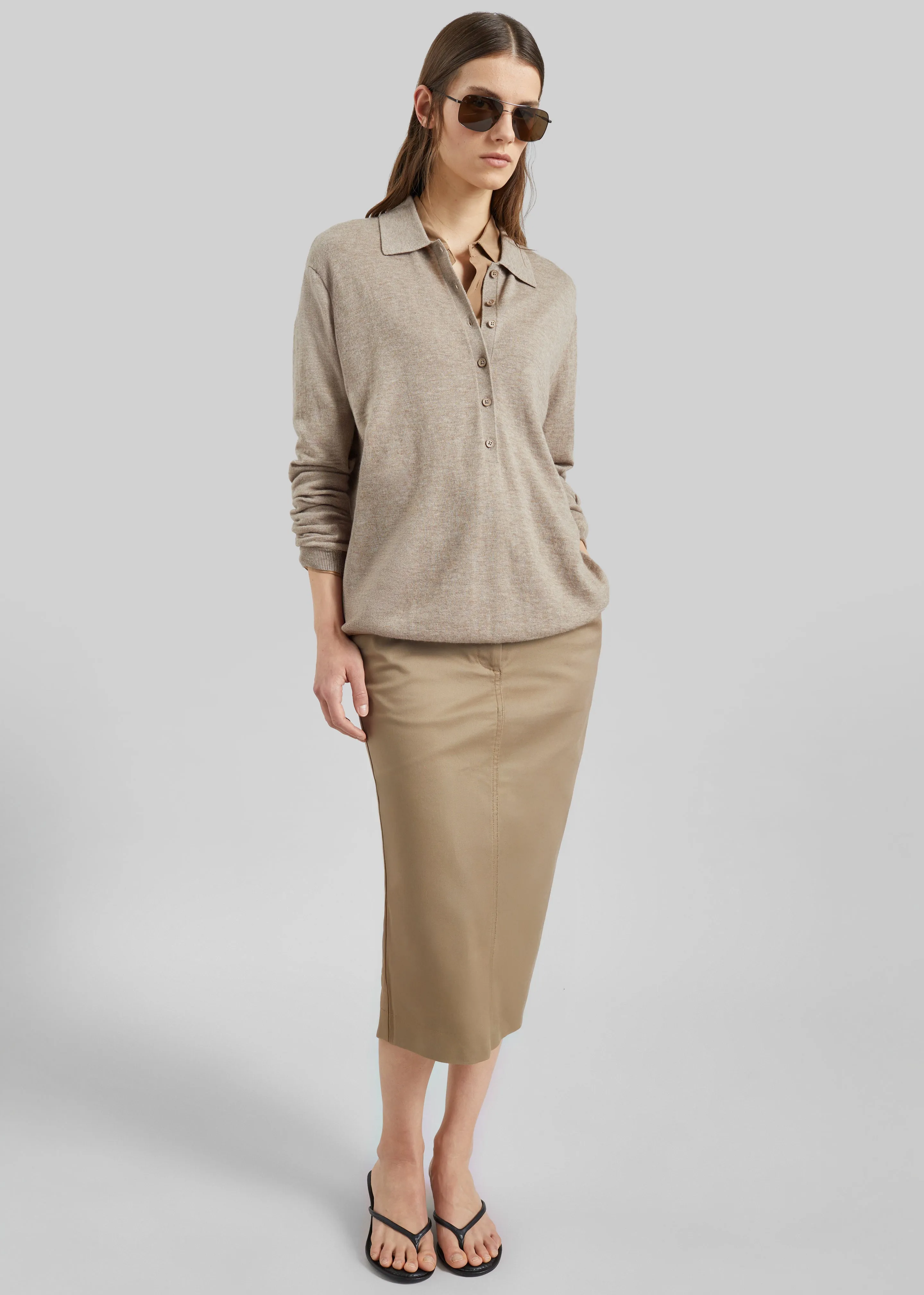 TheLatest Donna Skirt - Cognac sold by Frankie Shop product image thumbnail 4