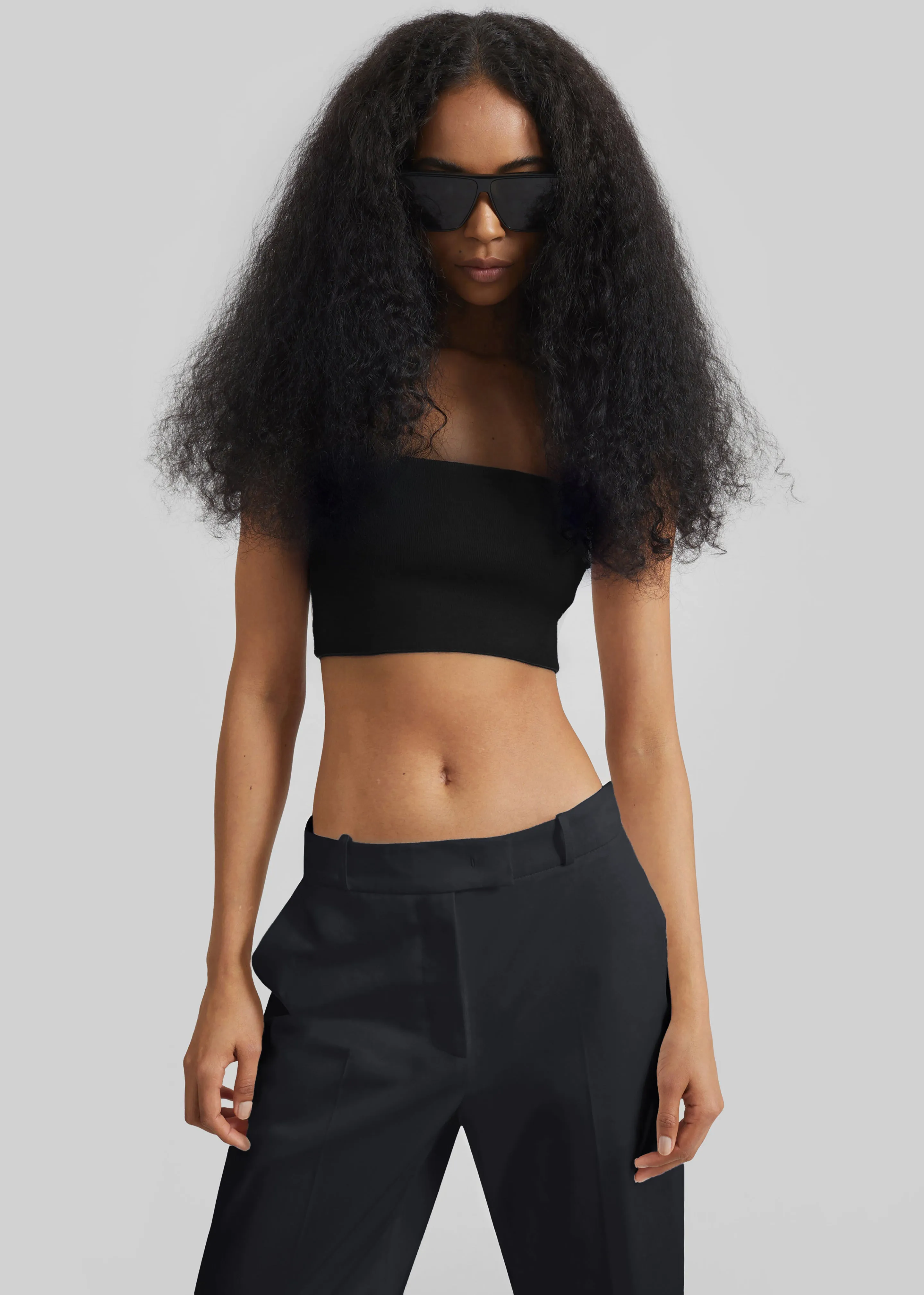 Elsie Knit Tube Top - Black sold by Frankie Shop product image thumbnail 3