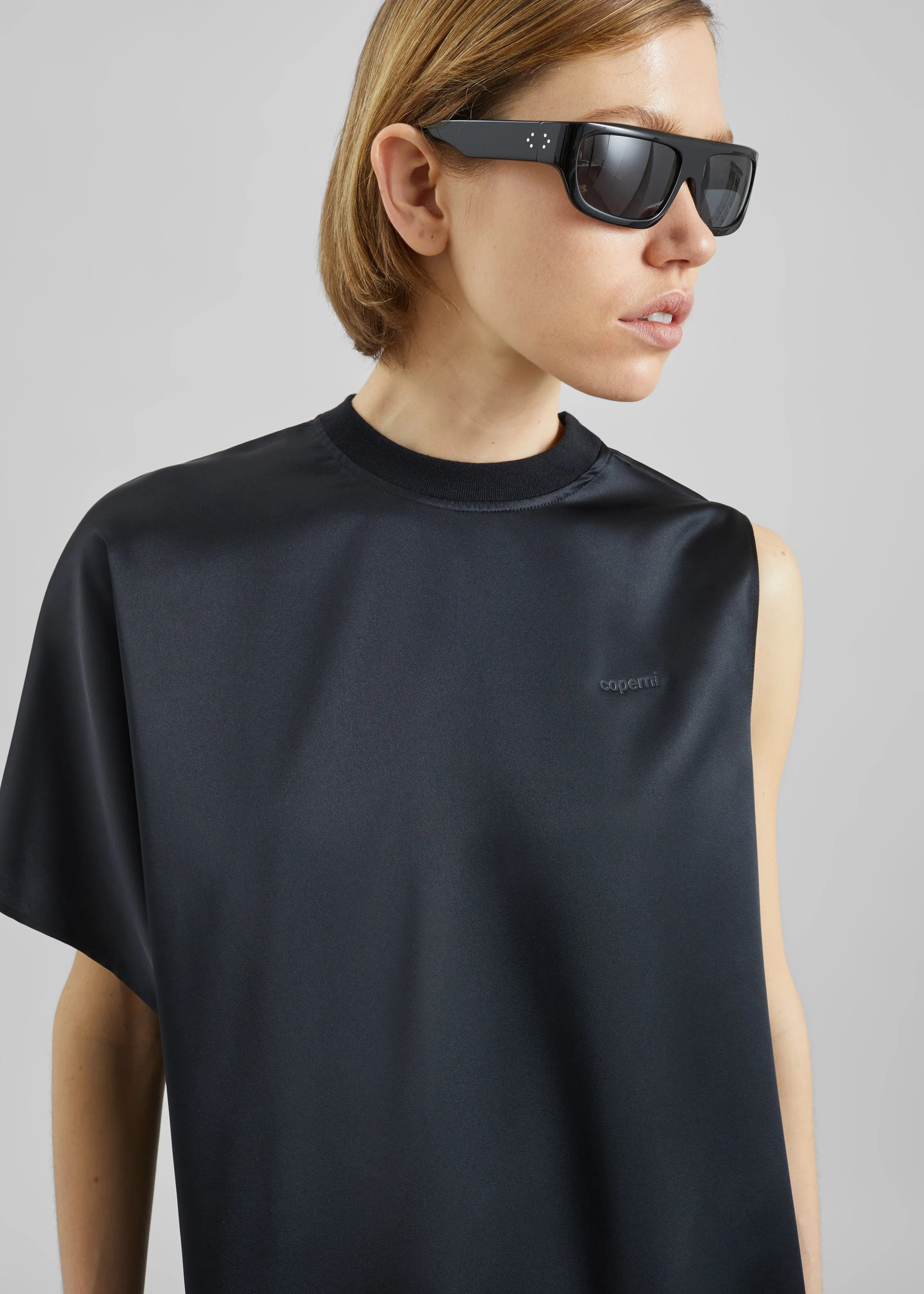 Coperni Zero Waste Draped Dress - Black sold by Frankie Shop product image thumbnail 3