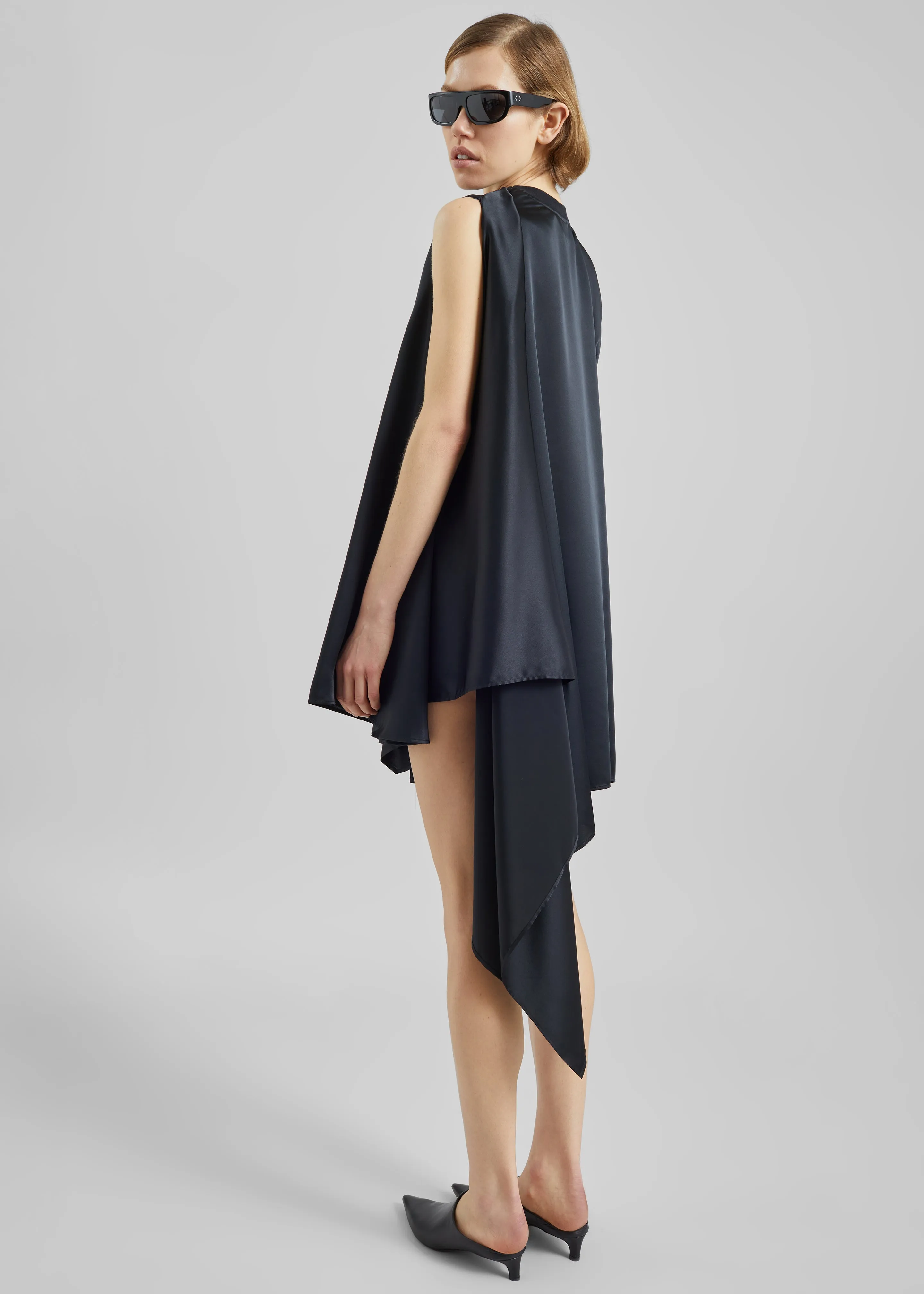 Coperni Zero Waste Draped Dress - Black sold by Frankie Shop product image thumbnail 5
