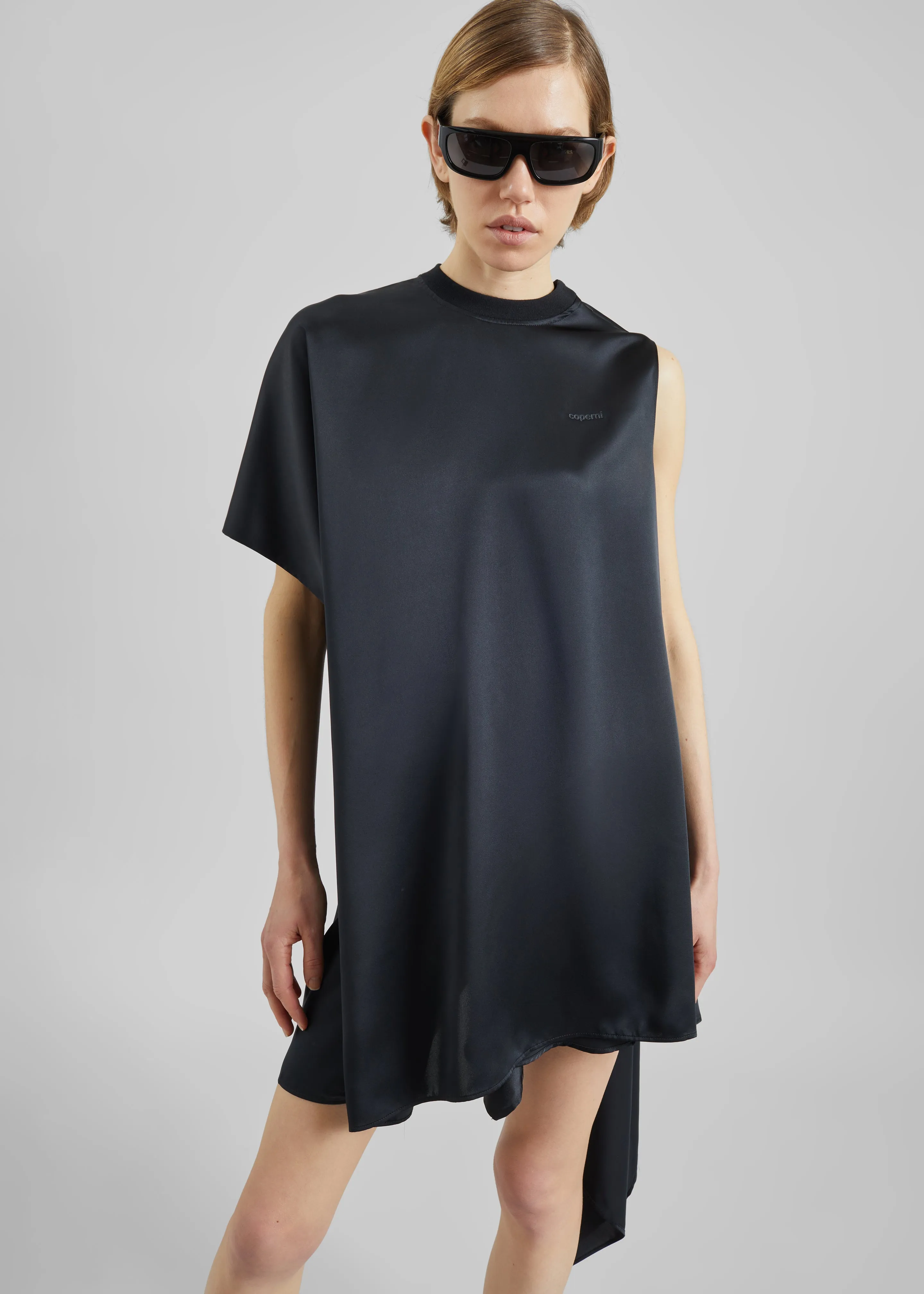 Coperni Zero Waste Draped Dress - Black sold by Frankie Shop product image thumbnail 4