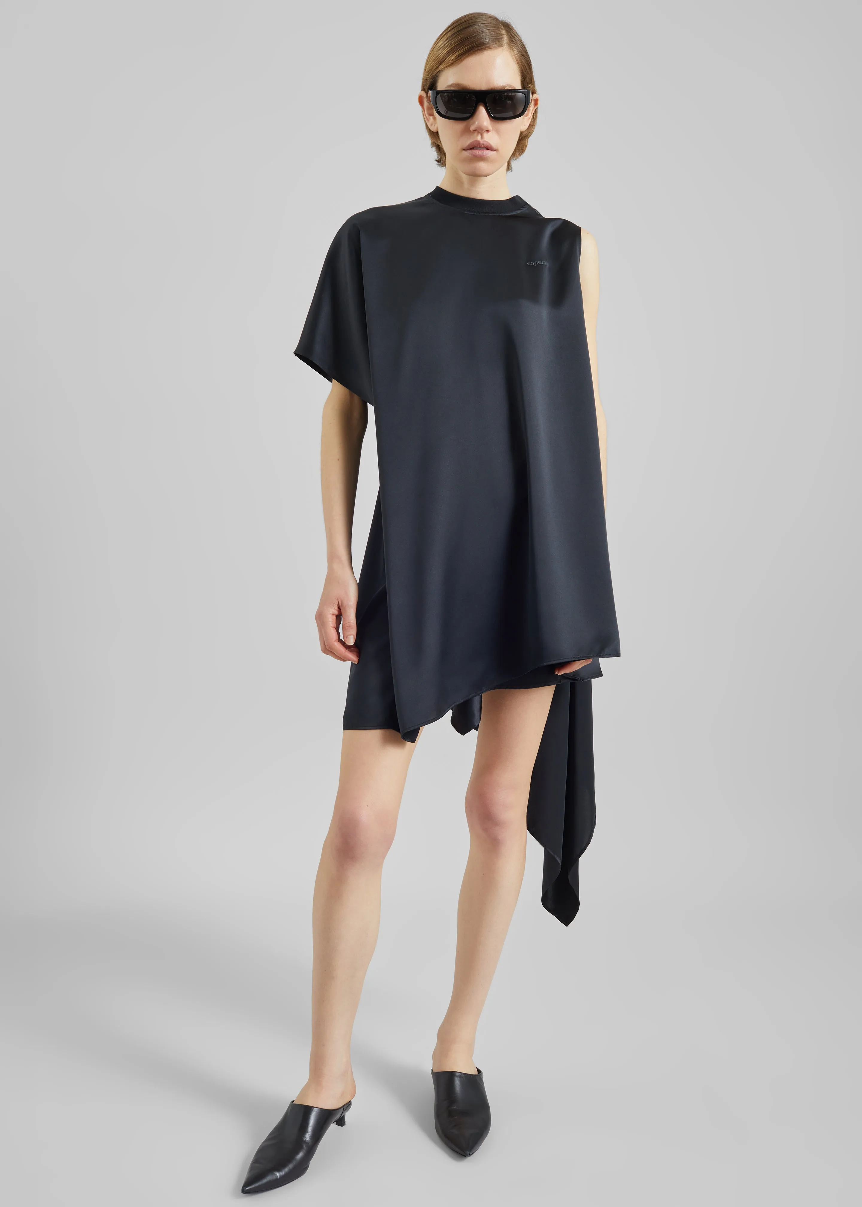 Coperni Zero Waste Draped Dress - Black sold by Frankie Shop product image thumbnail 2