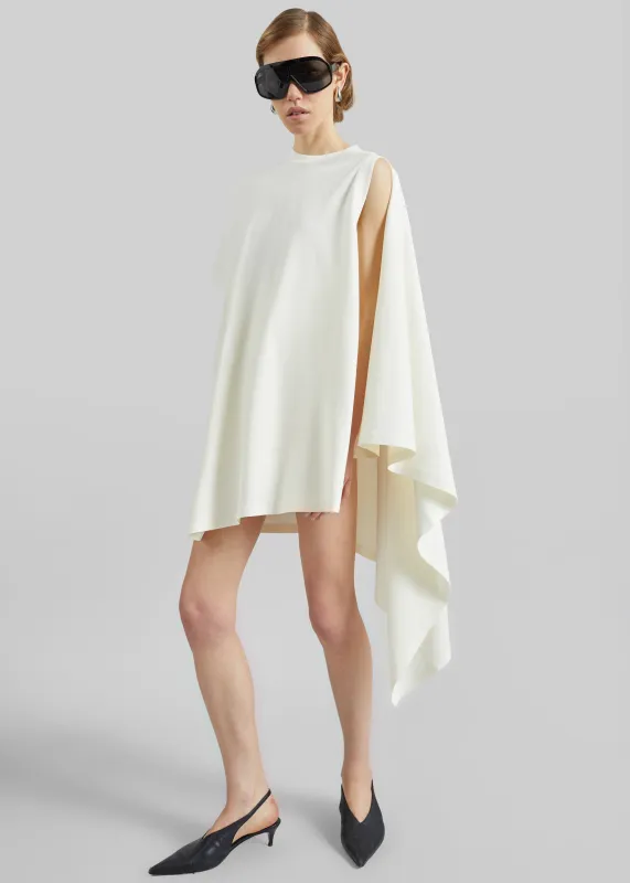 Coperni Zero Waste Draped Mini Dress - White made by Coperni Paris
