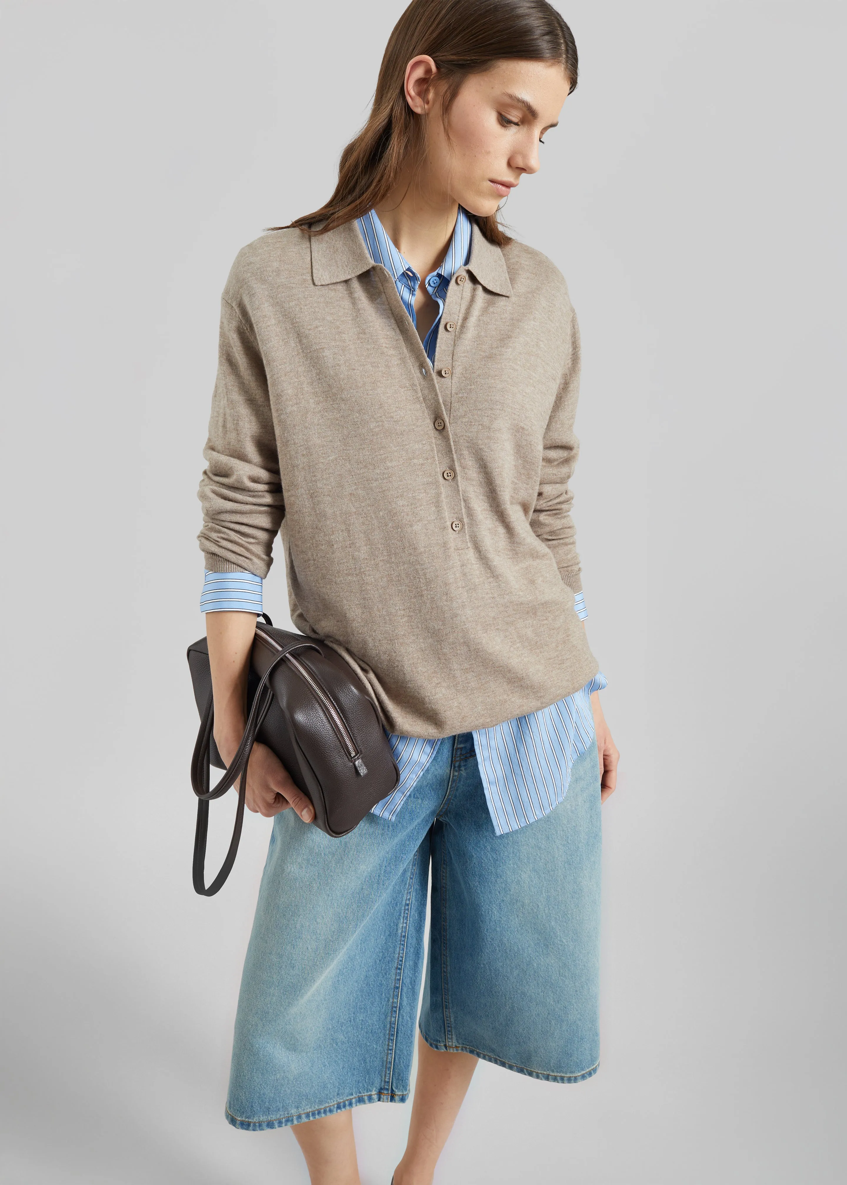 Brunoy Denim Culottes - Light Wash sold by Frankie Shop product image thumbnail 2