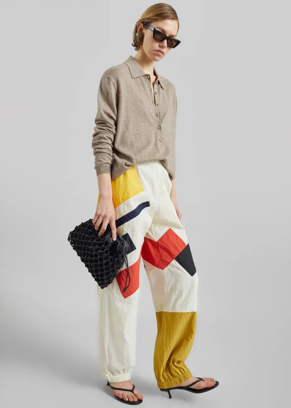 Bevza Malevich Track Pants - Vanilla made by Bevza