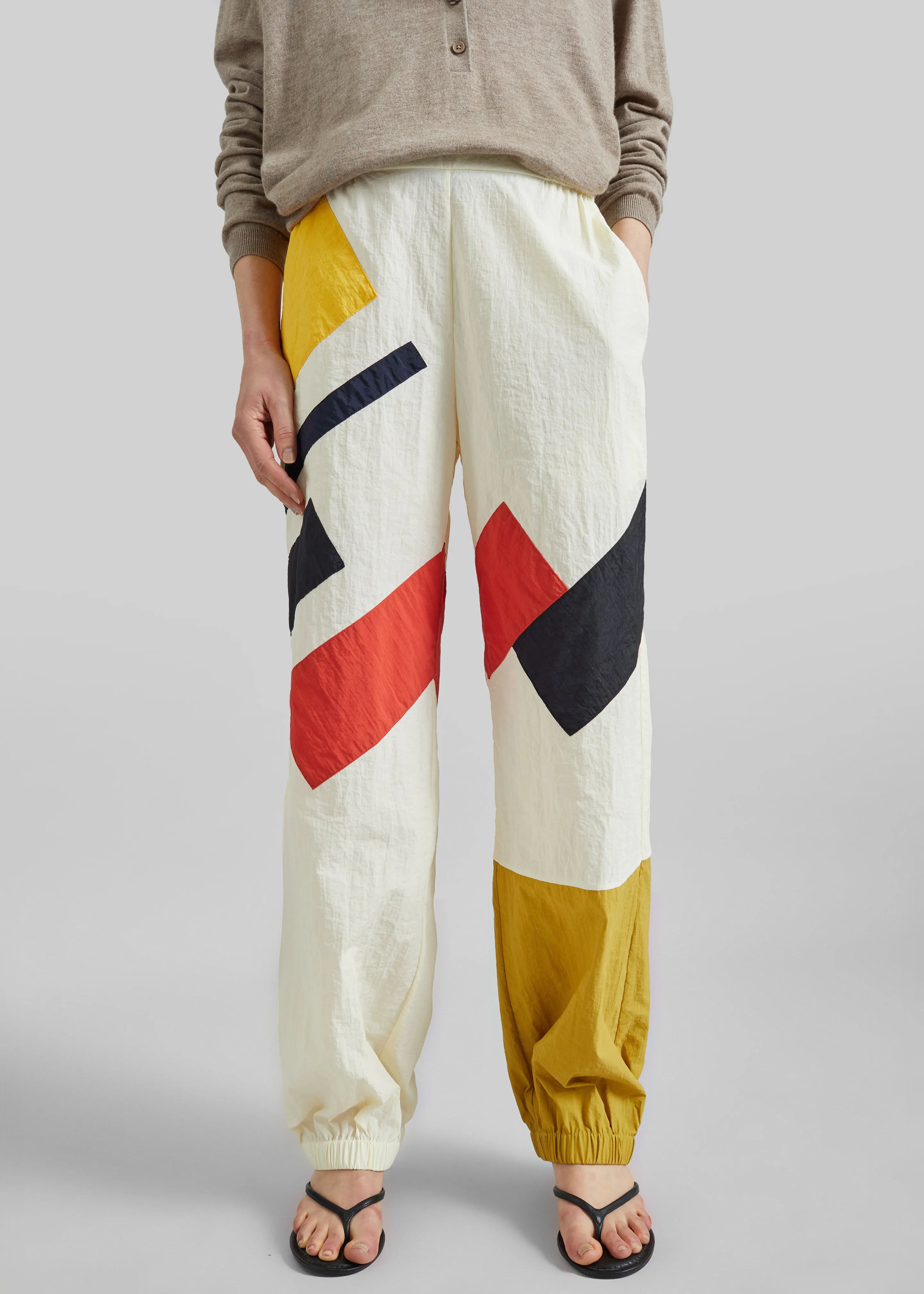 Bevza Malevich Track Pants - Vanilla sold by Frankie Shop product image thumbnail 2