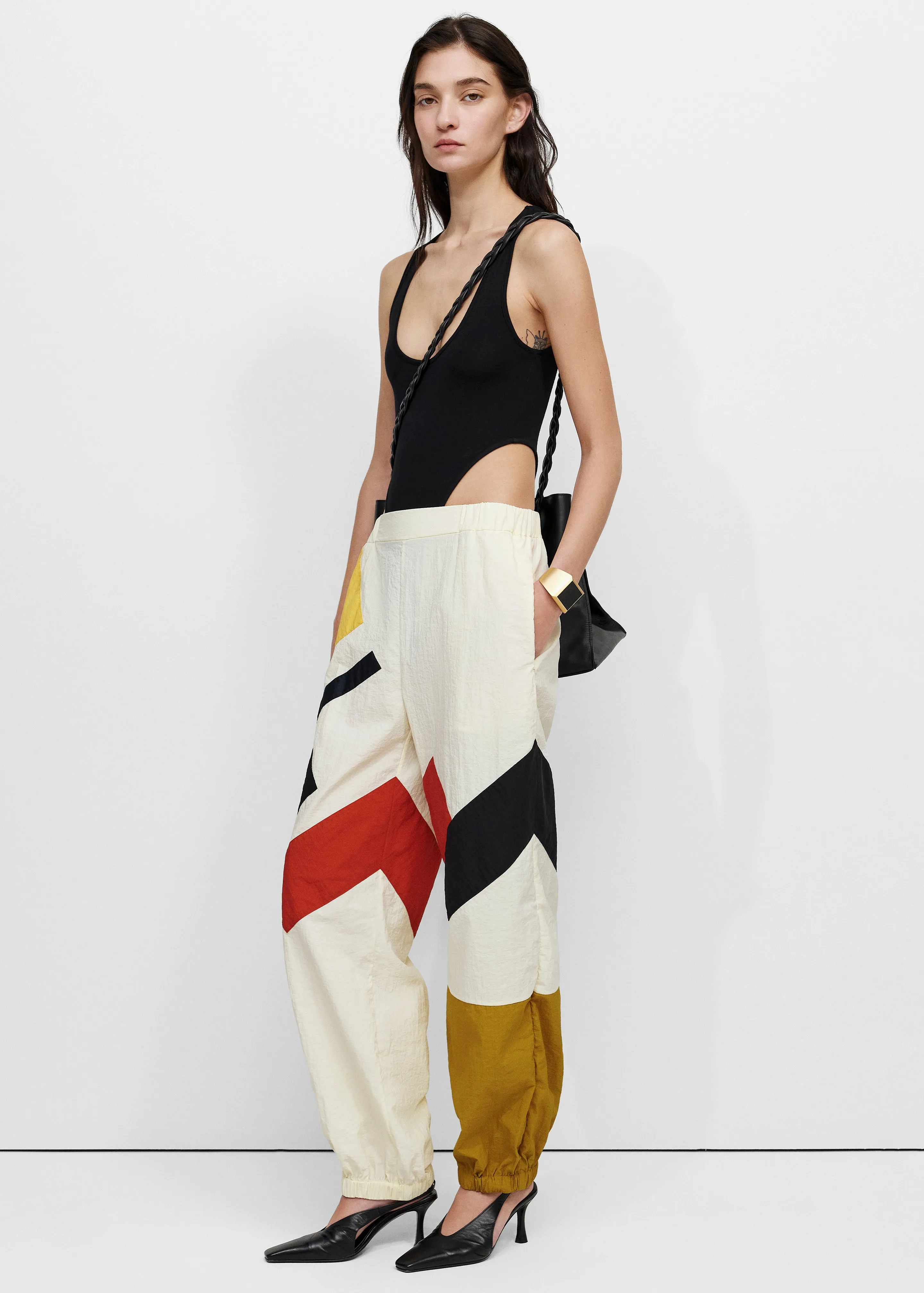Bevza Malevich Track Pants - Vanilla sold by Frankie Shop product image thumbnail 5