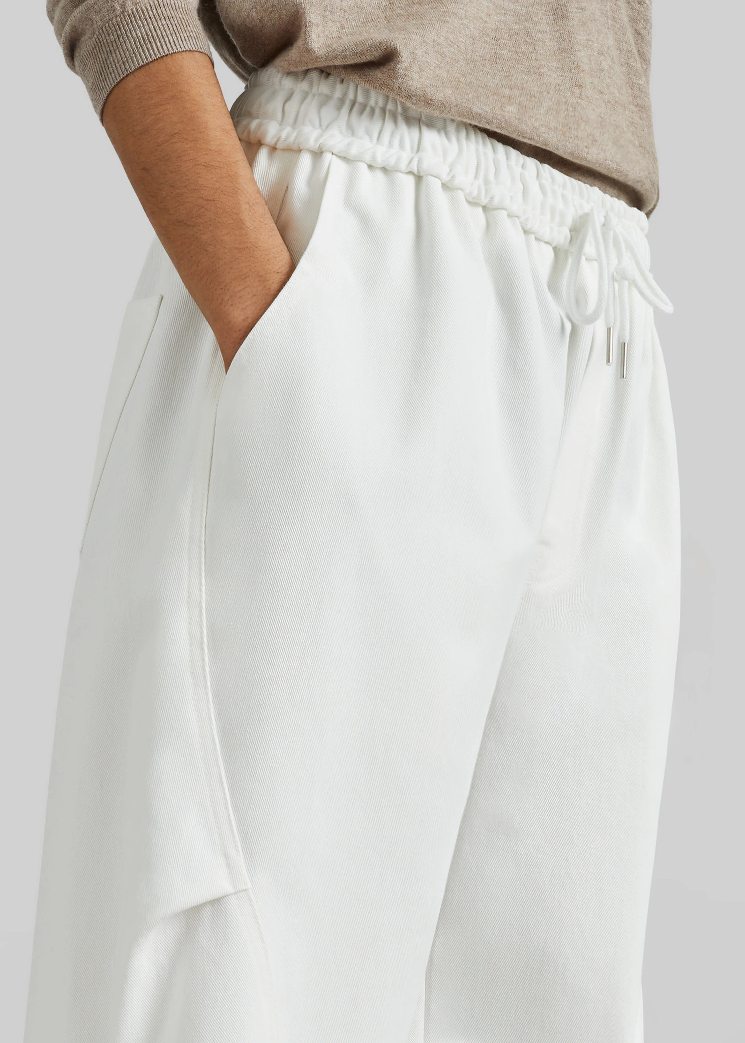 Tulsa Curved Pants - White sold by Frankie Shop product image thumbnail 4