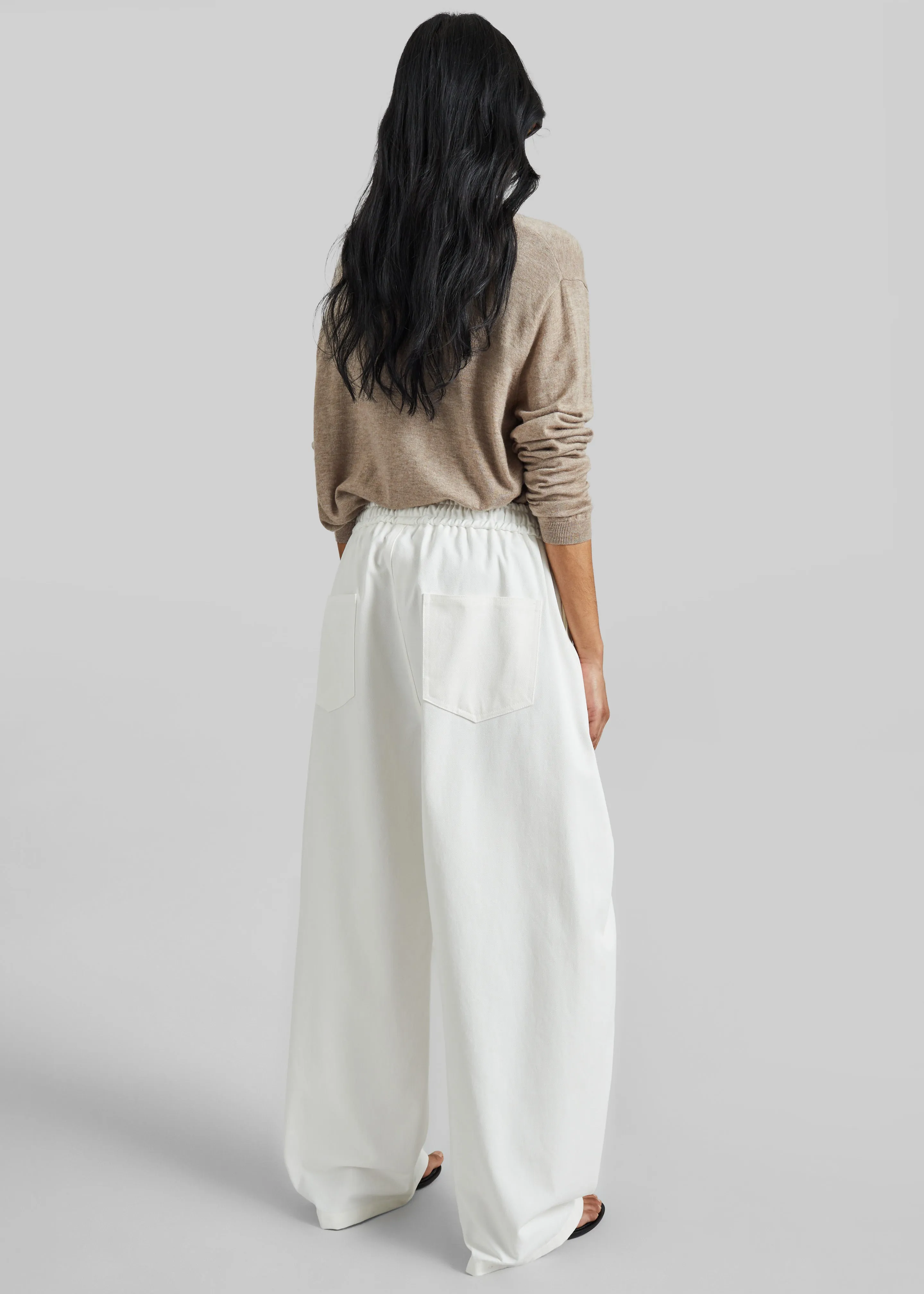 Tulsa Curved Pants - White sold by Frankie Shop product image thumbnail 5