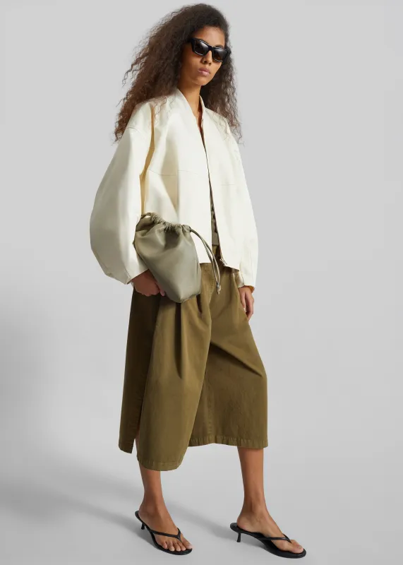 Marslev Cocoon Jacket - Cream made by Frankie Shop