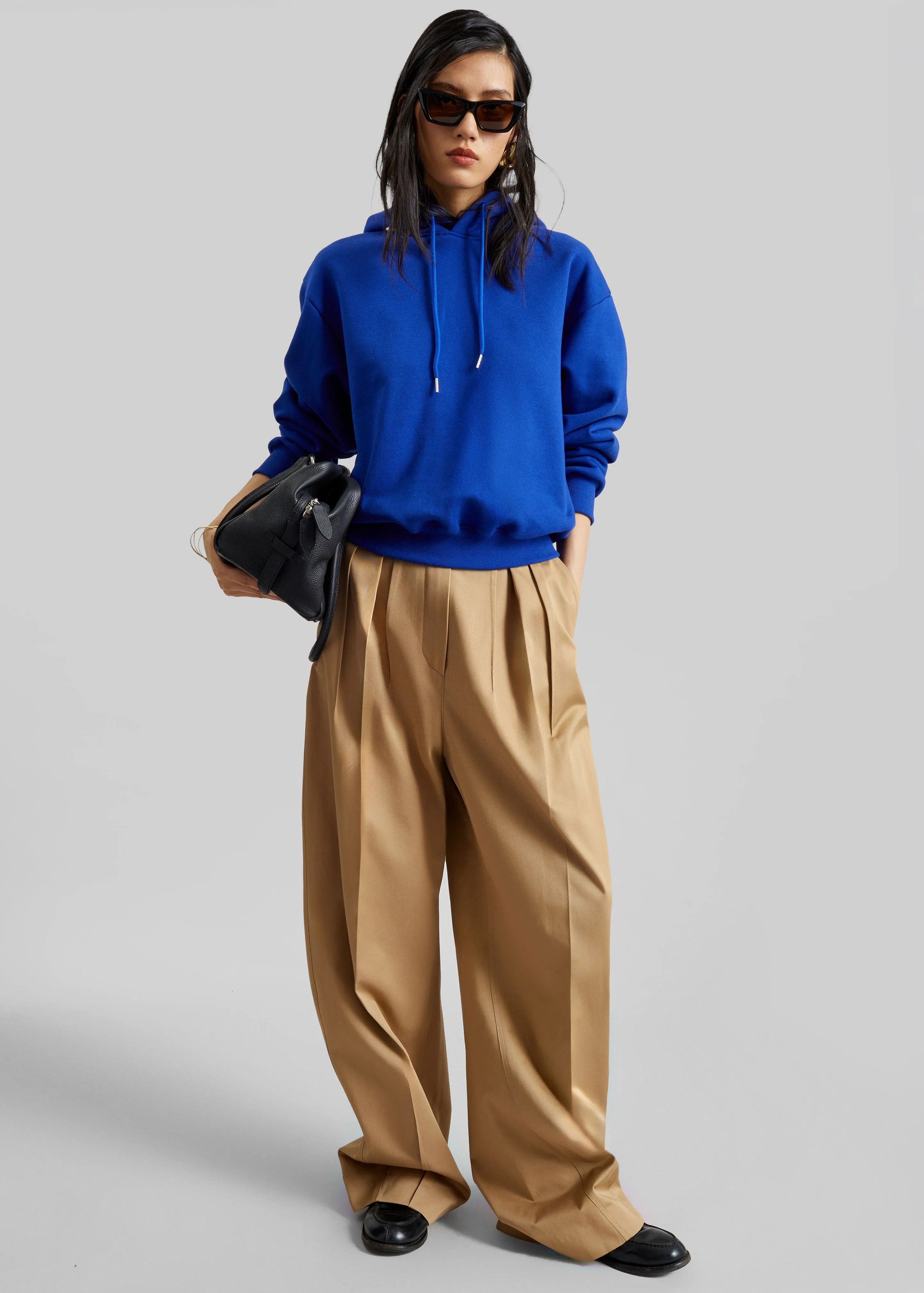 Sportmax Idoneo Oversized Gabardine Trousers - Biscuit sold by Frankie Shop product image thumbnail 5