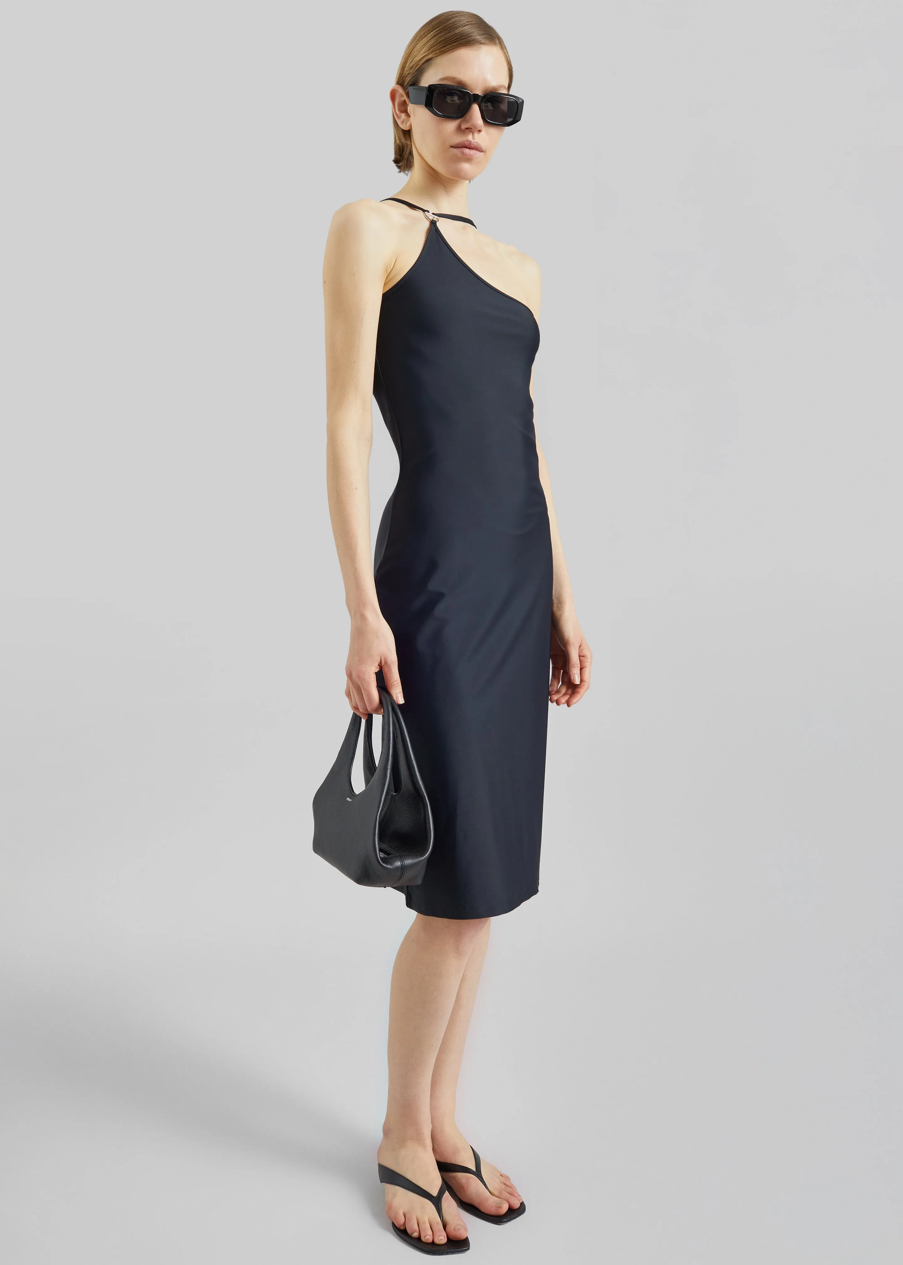 Coperni C-Logo One Shoulder Dress - Black sold by Frankie Shop product image thumbnail 3