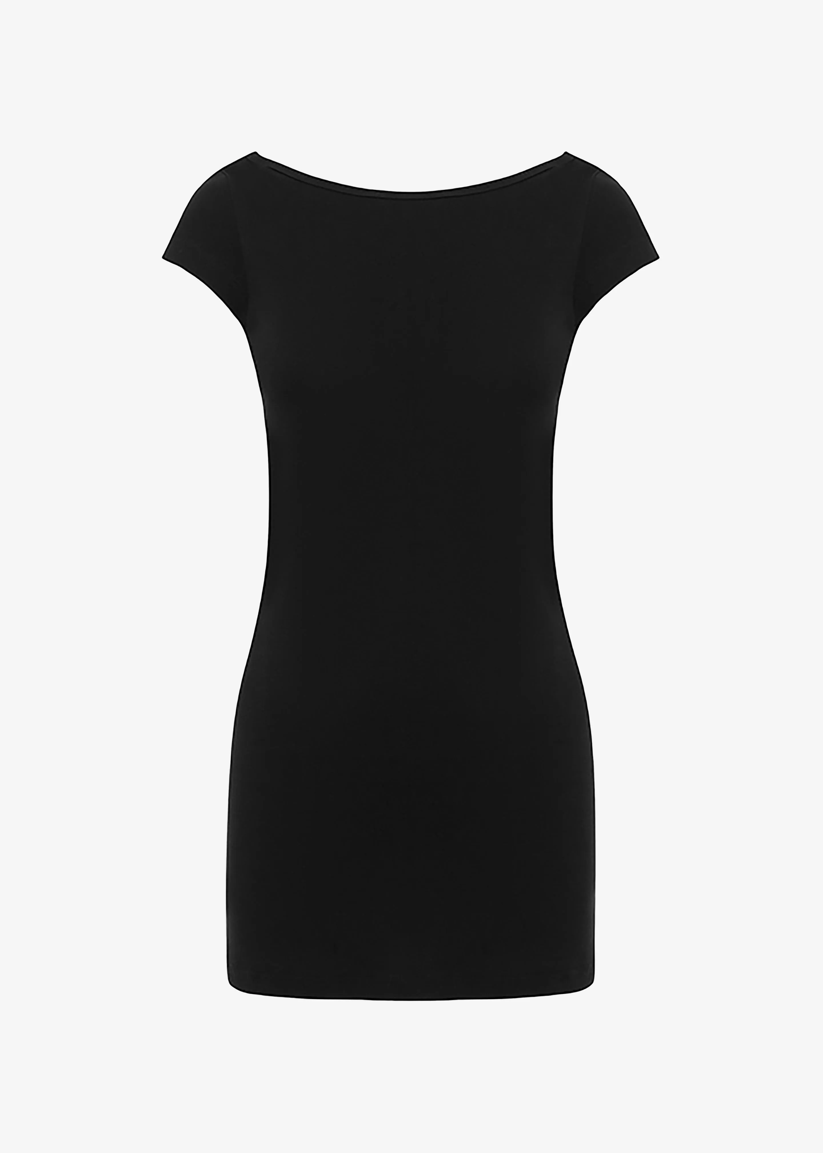 Matteau Low Back Mini Tee Dress - Black sold by Frankie Shop product image thumbnail 4