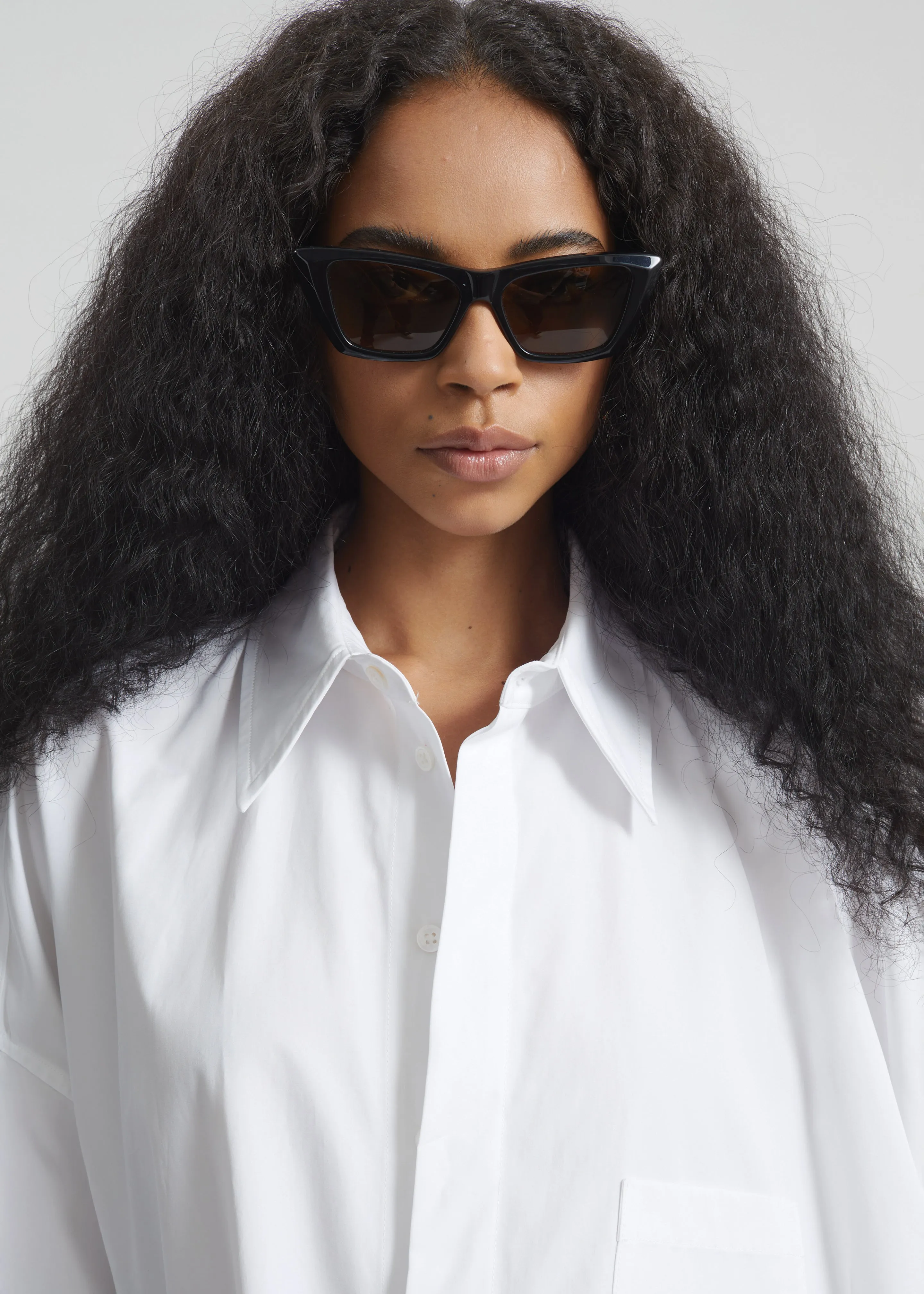 Bloom Organic Cotton Shirt Dress - White sold by Frankie Shop product image thumbnail 4