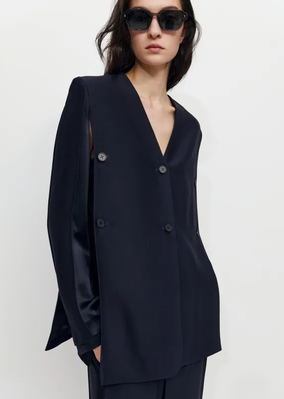 Bevza Deconstructed Jacket #3 - Dark Ink Navy made by Bevza