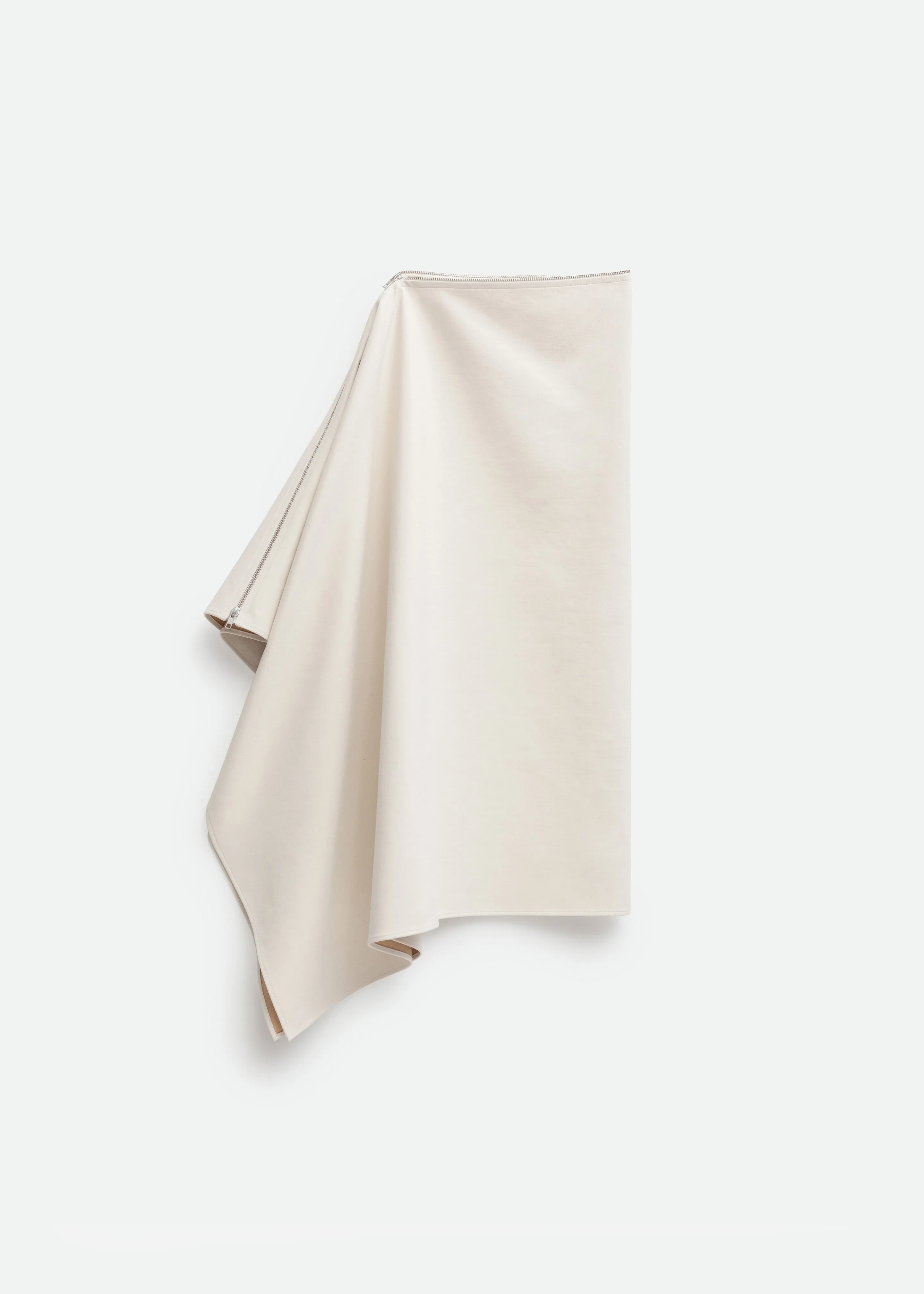 Bevza Canvas Long Skirt - Cream sold by Frankie Shop product image thumbnail 4