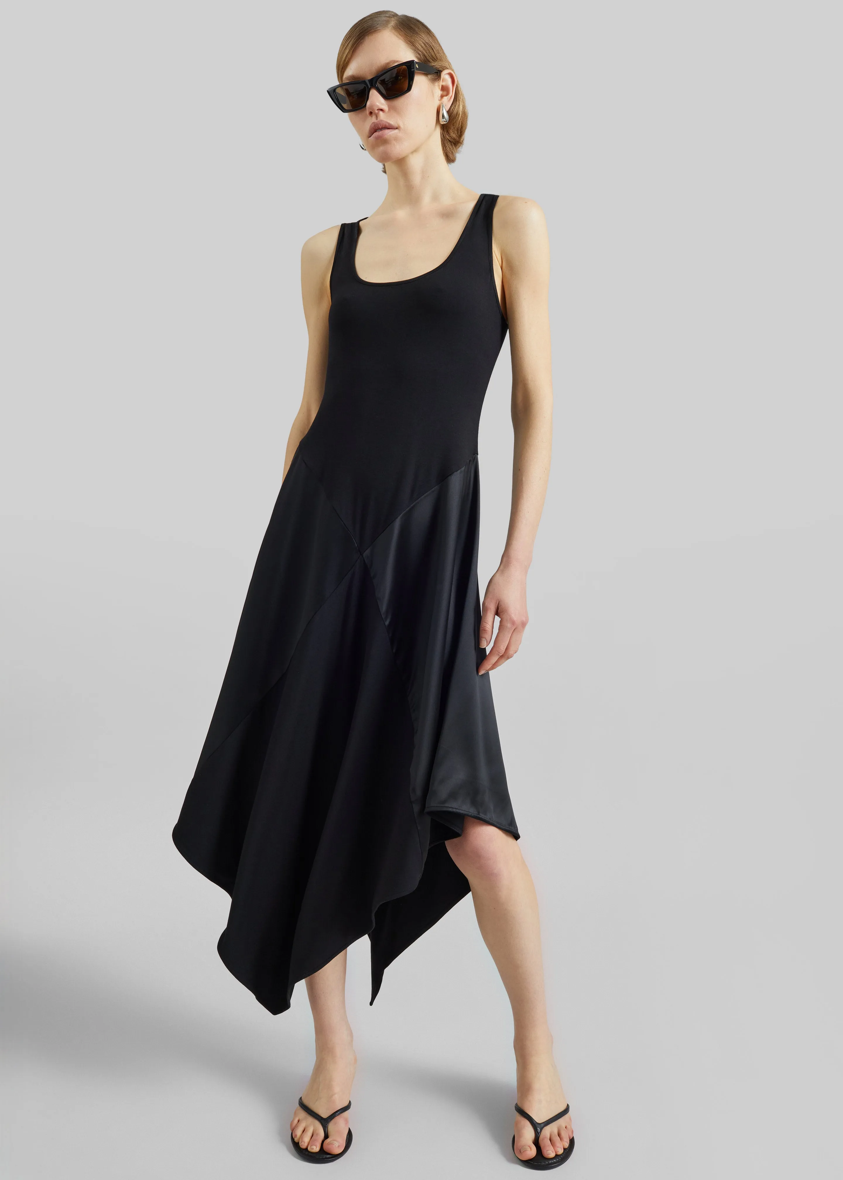 Bevza Square Dress - Black sold by Frankie Shop product image thumbnail 4