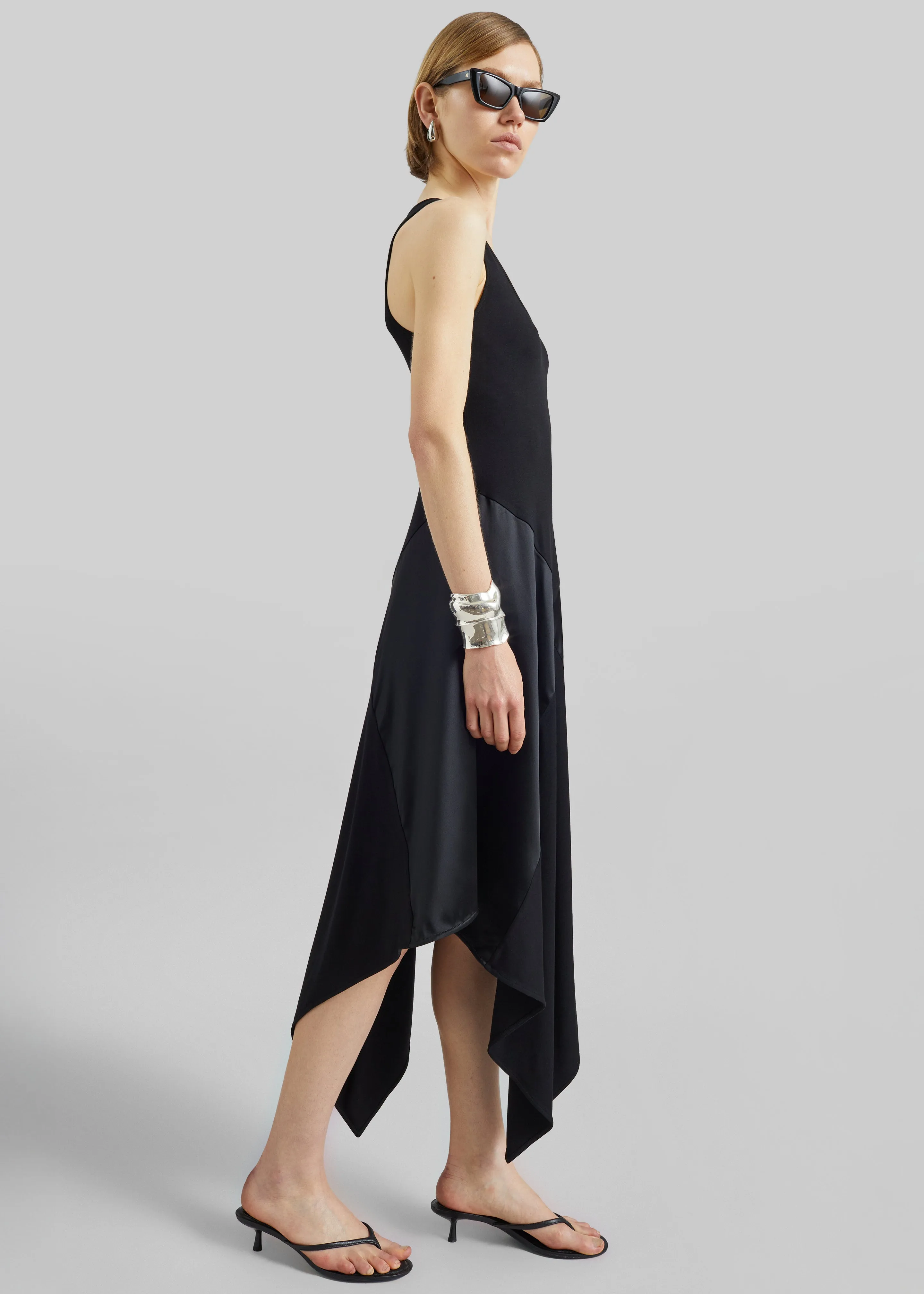 Bevza Square Dress - Black sold by Frankie Shop product image thumbnail 5