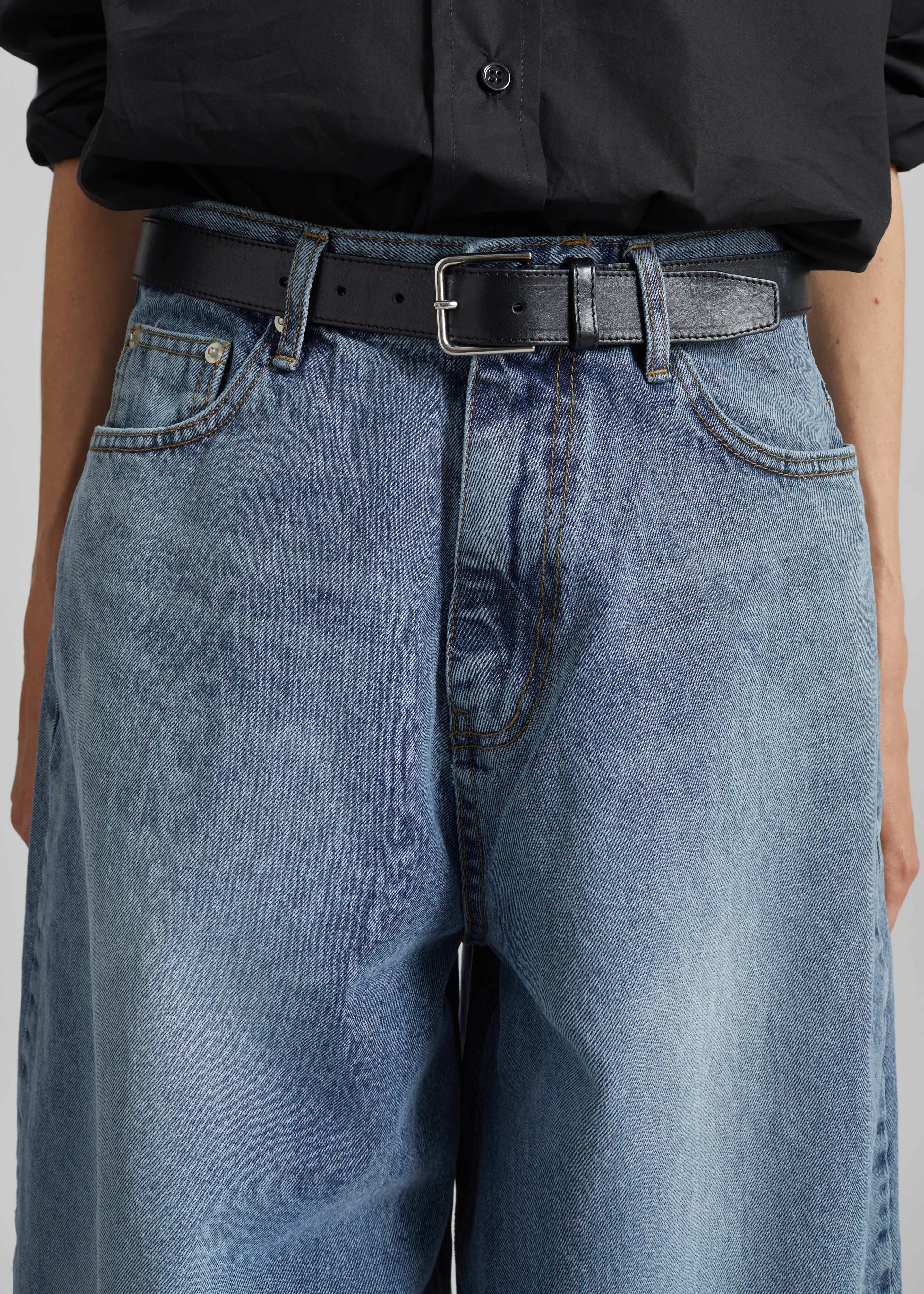 Elga Barrel Leg Jeans - Medium Wash sold by Frankie Shop product image thumbnail 3