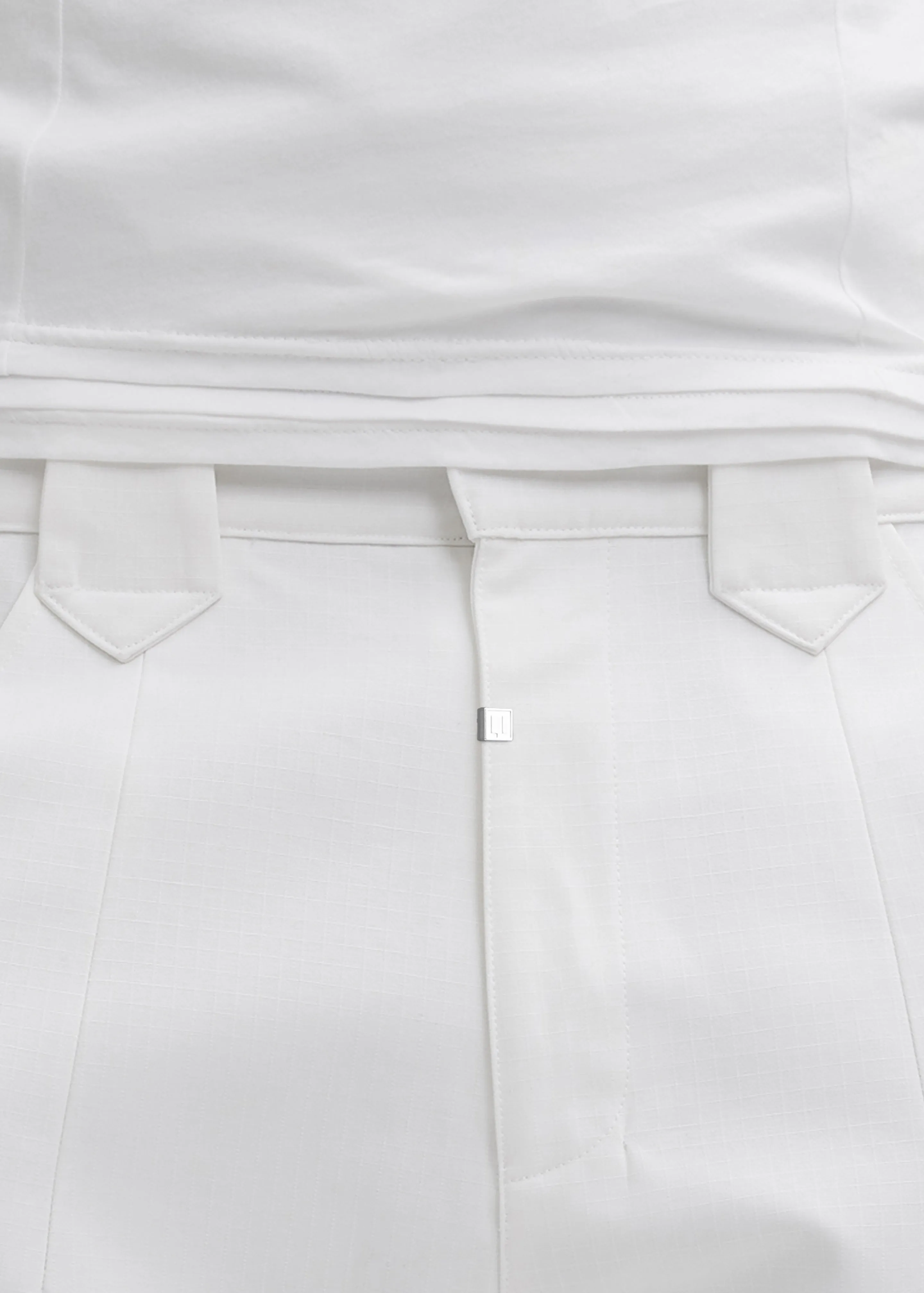 Pieces Uniques Le Cargo Pants Emin - White Wash sold by Frankie Shop product image thumbnail 5