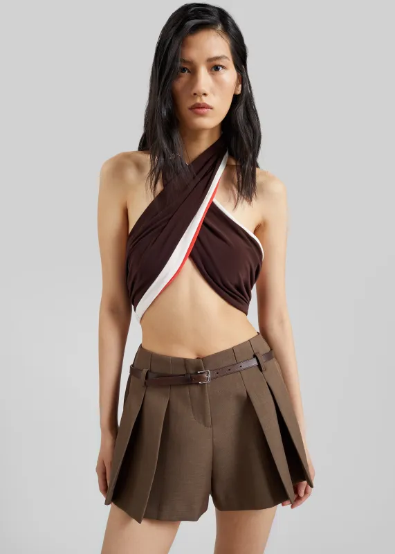 Coperni Crossed Top - Red made by Coperni Paris