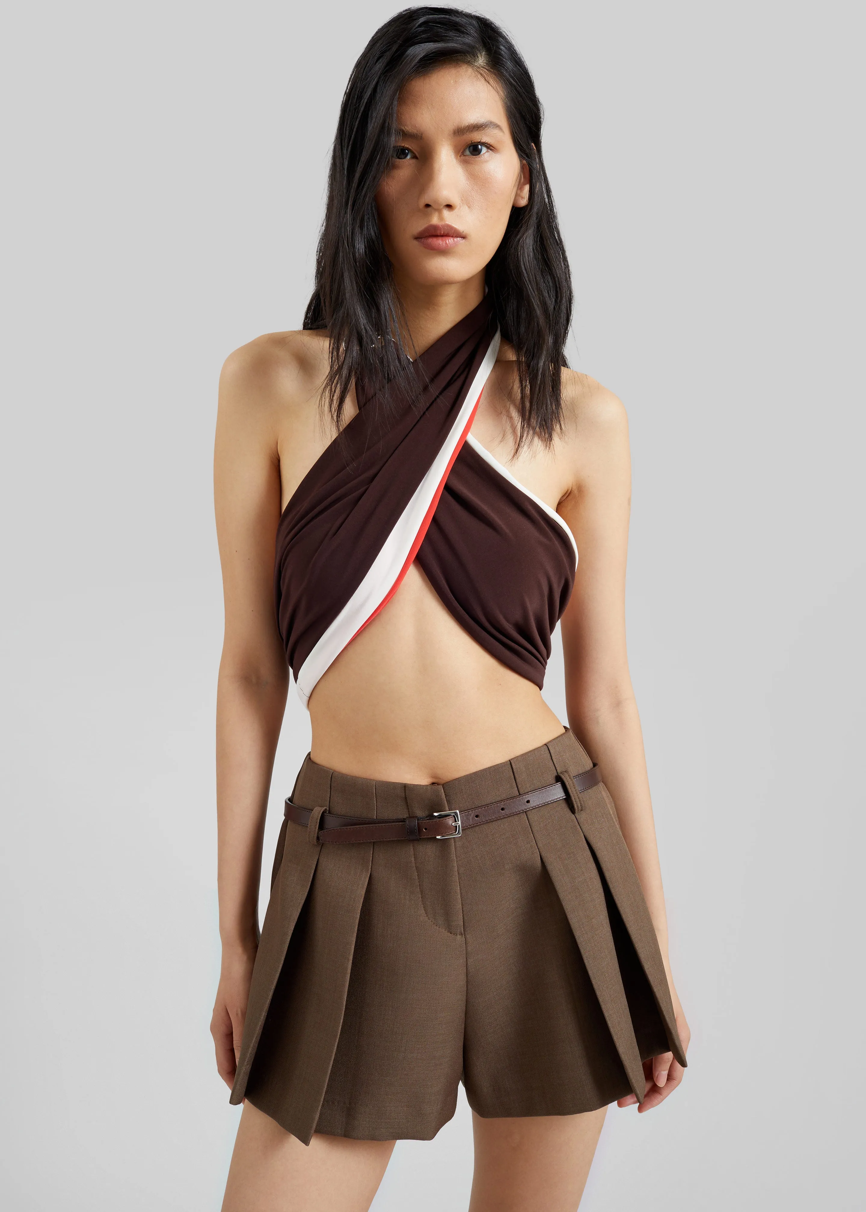 Coperni Crossed Top - Red sold by Frankie Shop