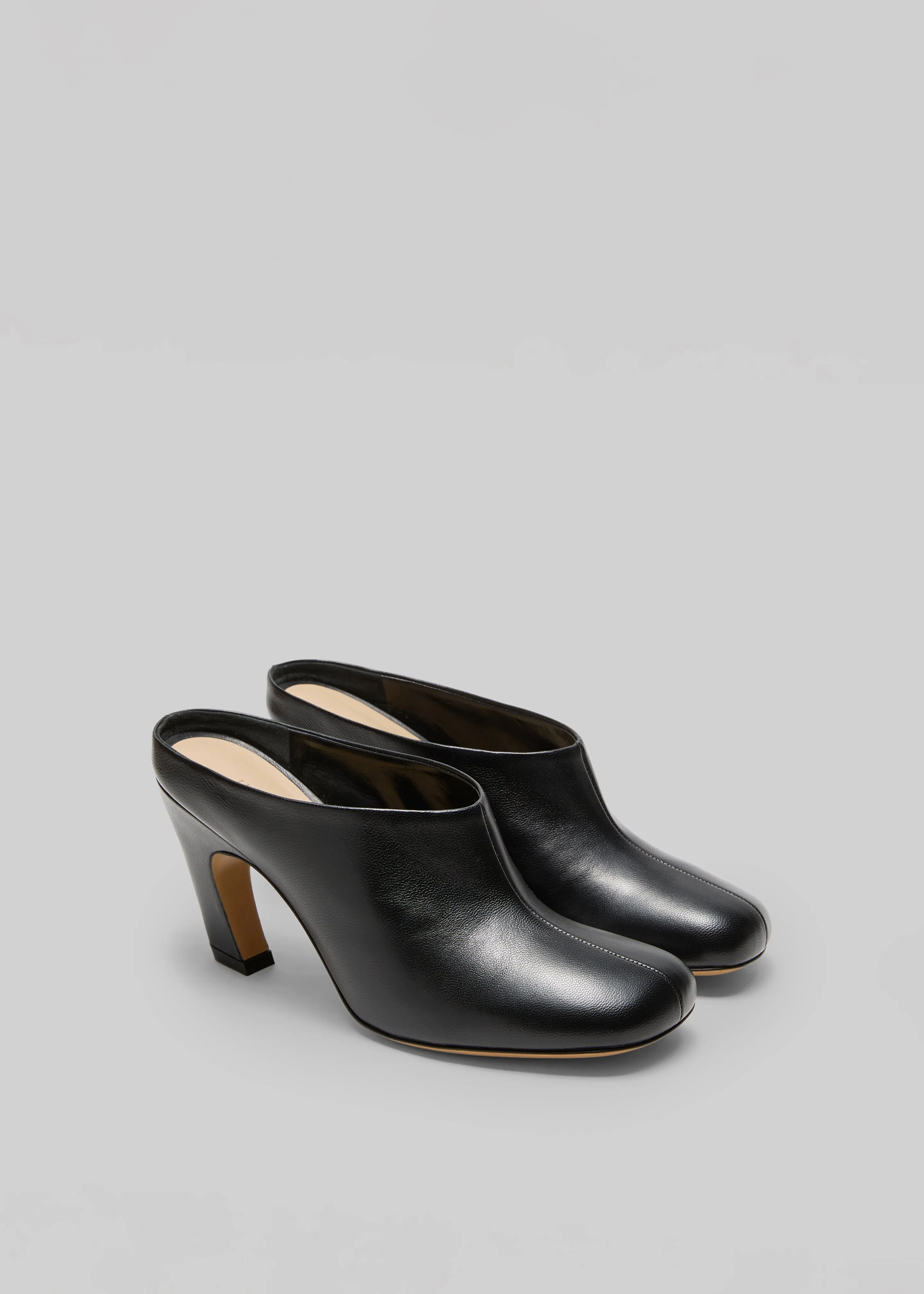 Le Monde Beryl Mica Mules - Black sold by Frankie Shop