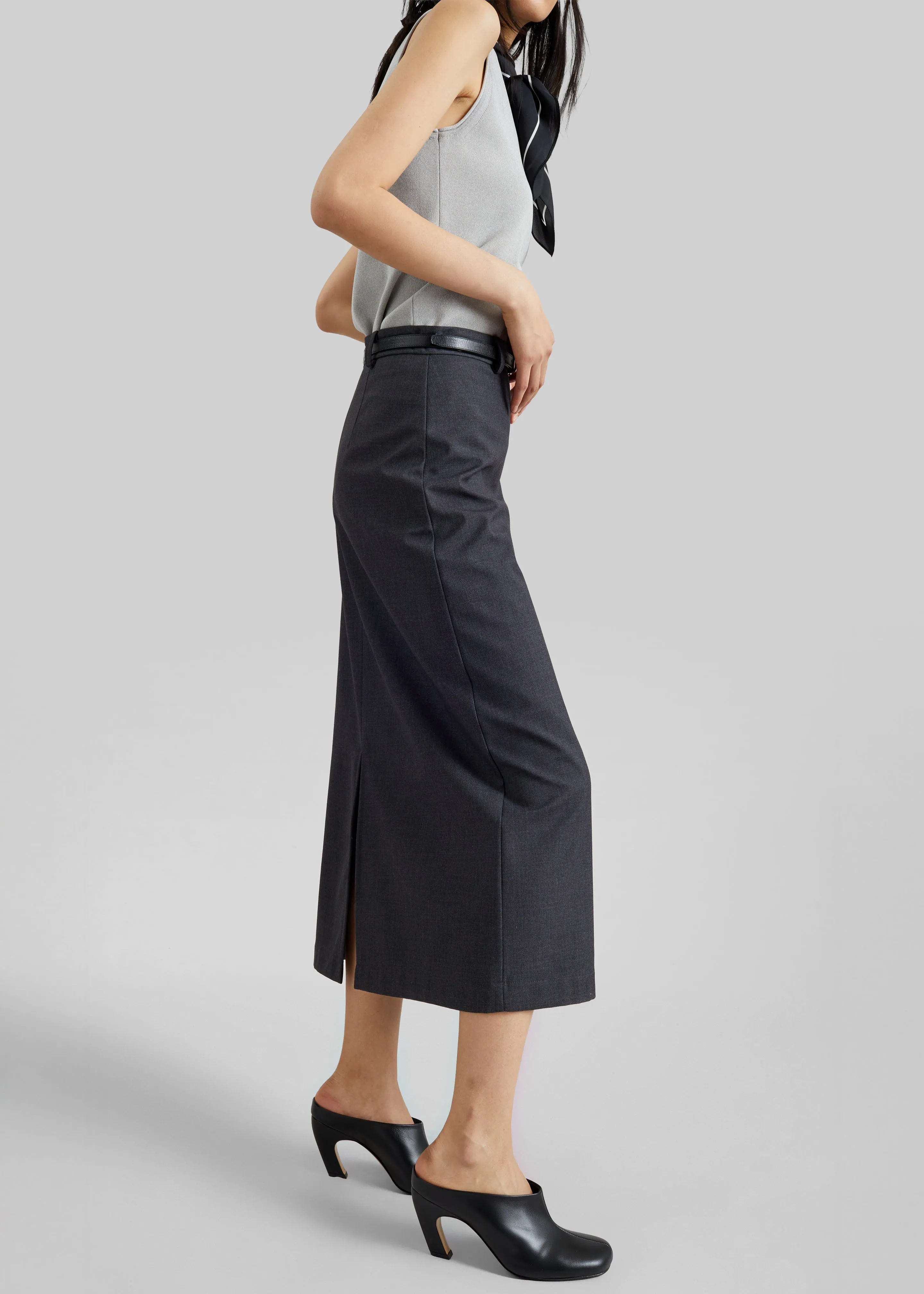 Le Monde Beryl Mica Mules - Black sold by Frankie Shop product image thumbnail 2