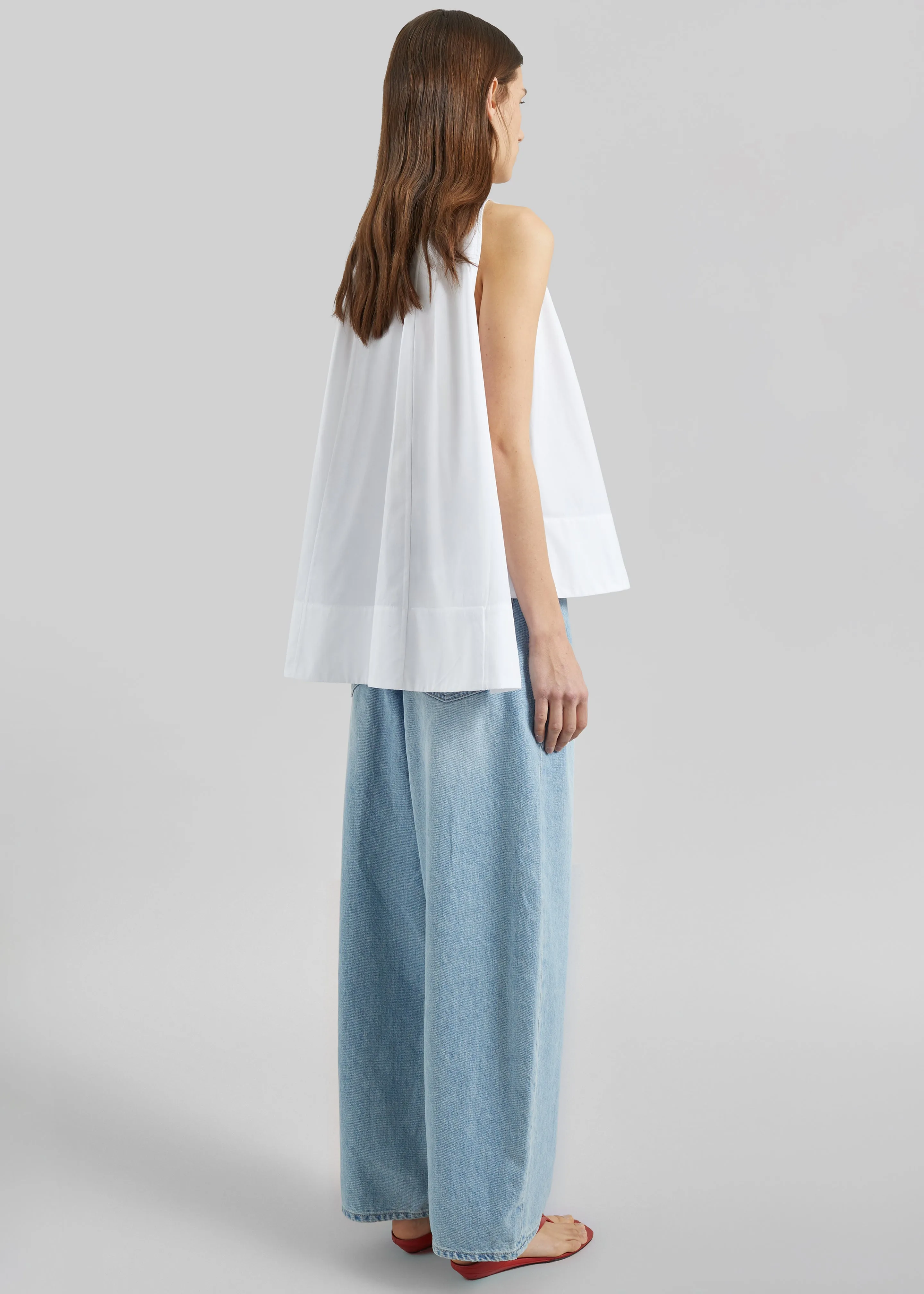 CO Gathered Tunic Shirt - White sold by Frankie Shop product image thumbnail 5