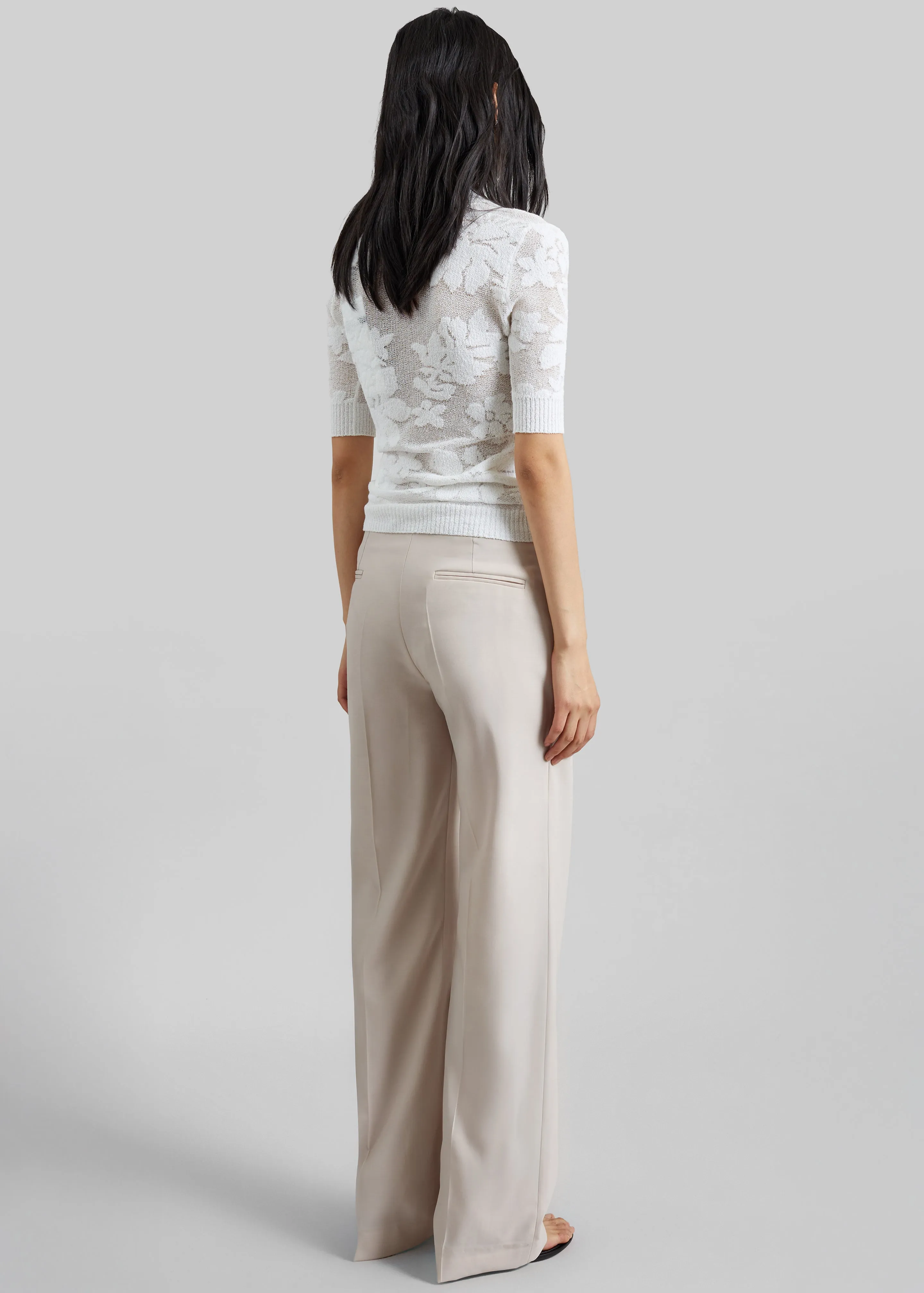 Sportmax Tabarin Polo Shirt - White sold by Frankie Shop product image thumbnail 4
