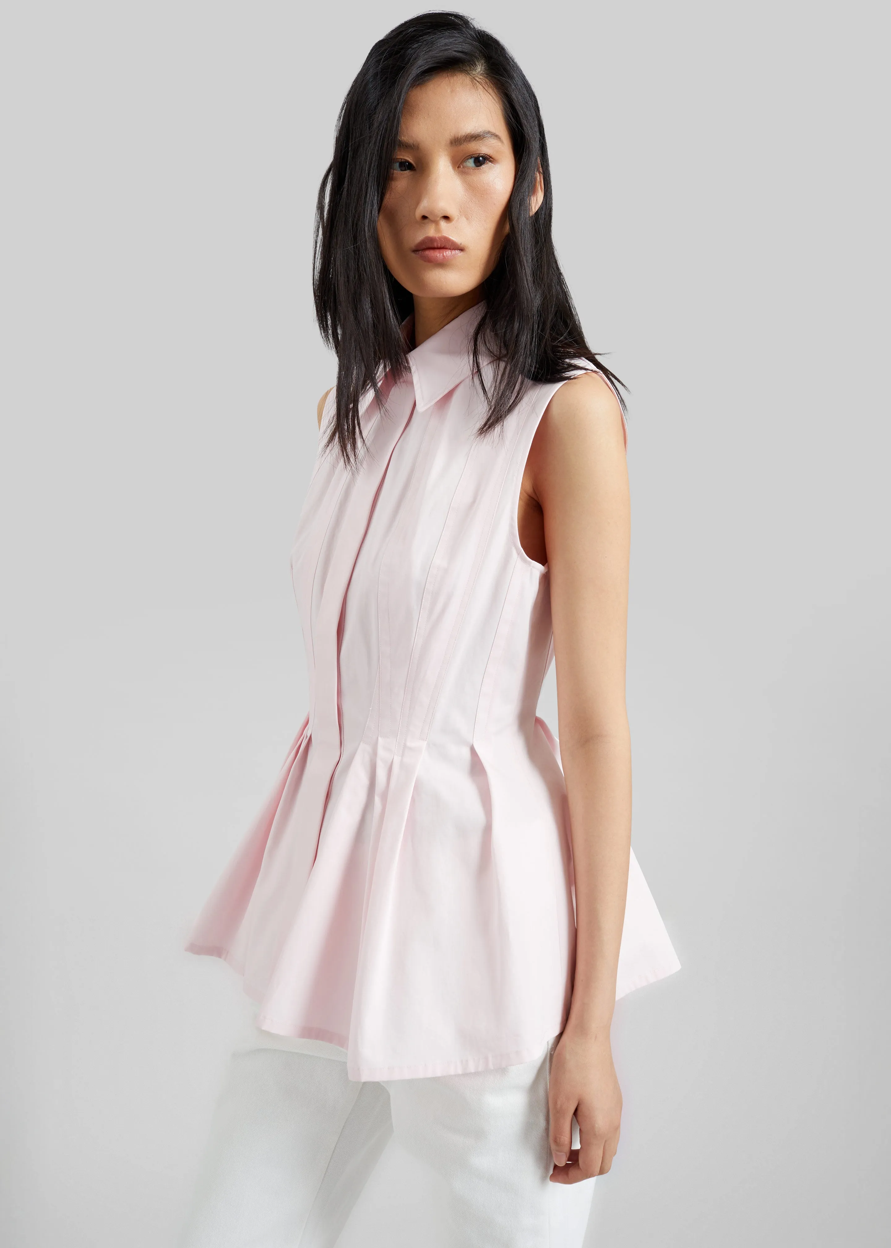 Sportmax Certosa Sleeveless Top - Pink sold by Frankie Shop product image thumbnail 2