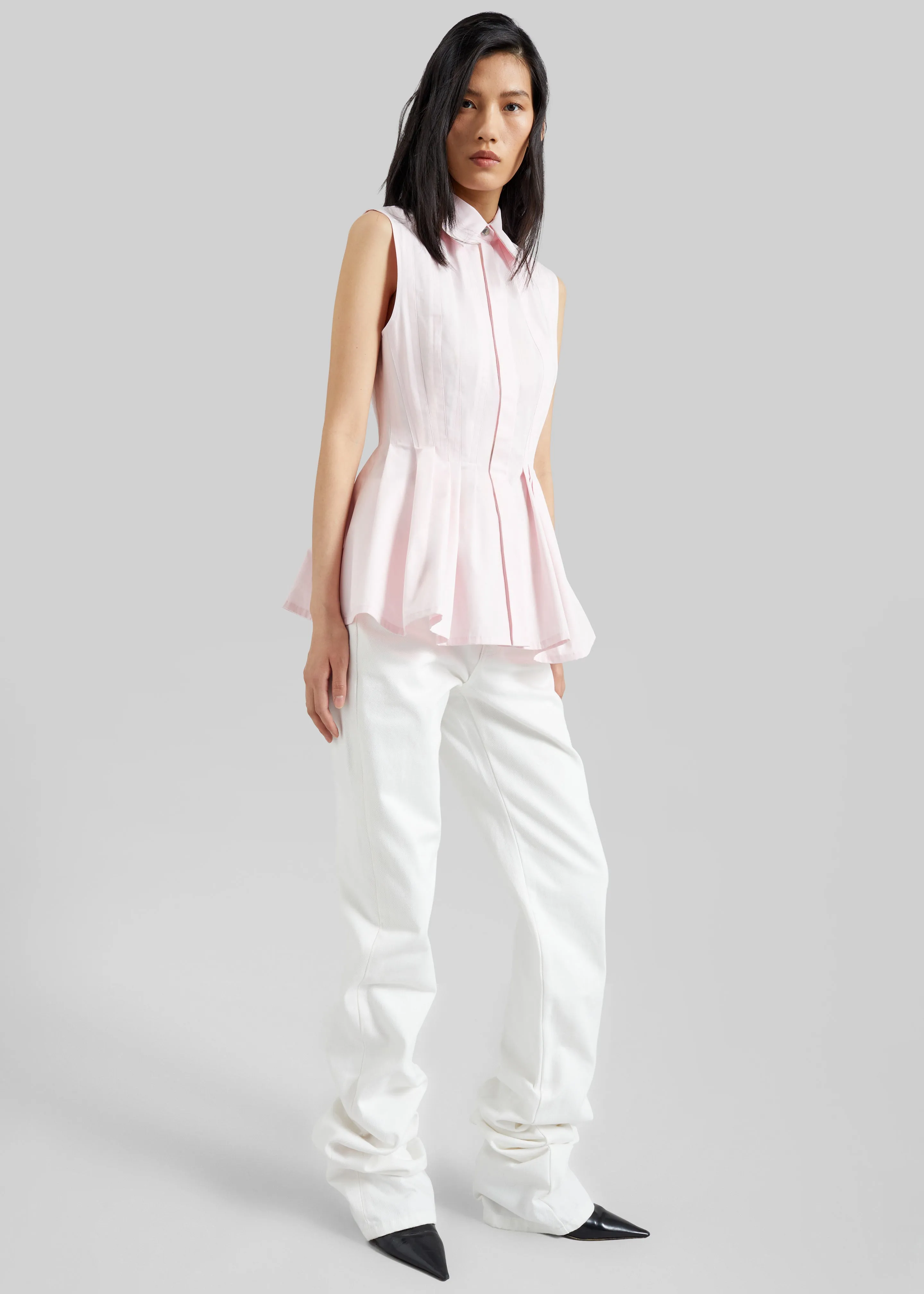 Sportmax Certosa Sleeveless Top - Pink sold by Frankie Shop product image thumbnail 5