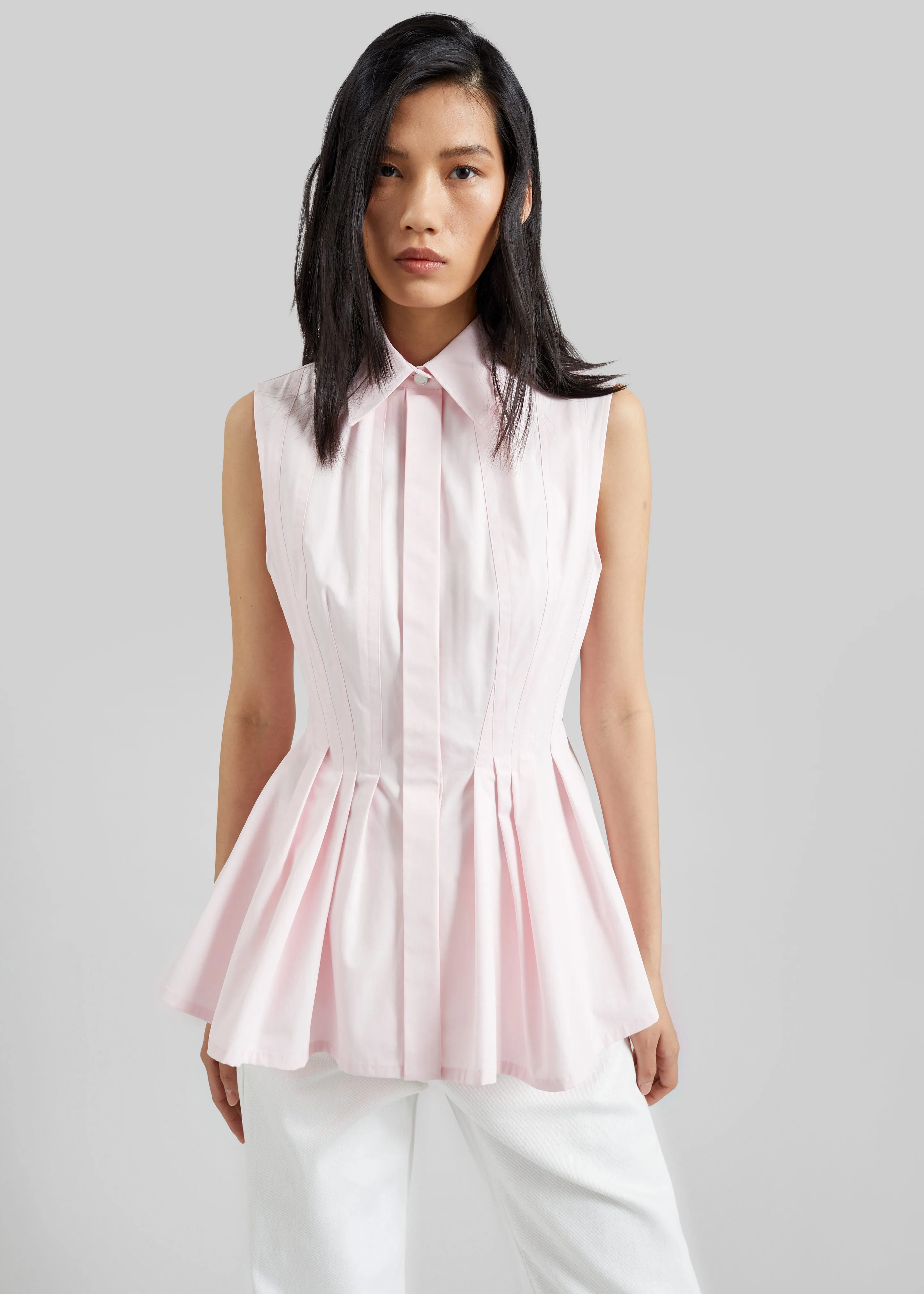 Sportmax Certosa Sleeveless Top - Pink sold by Frankie Shop