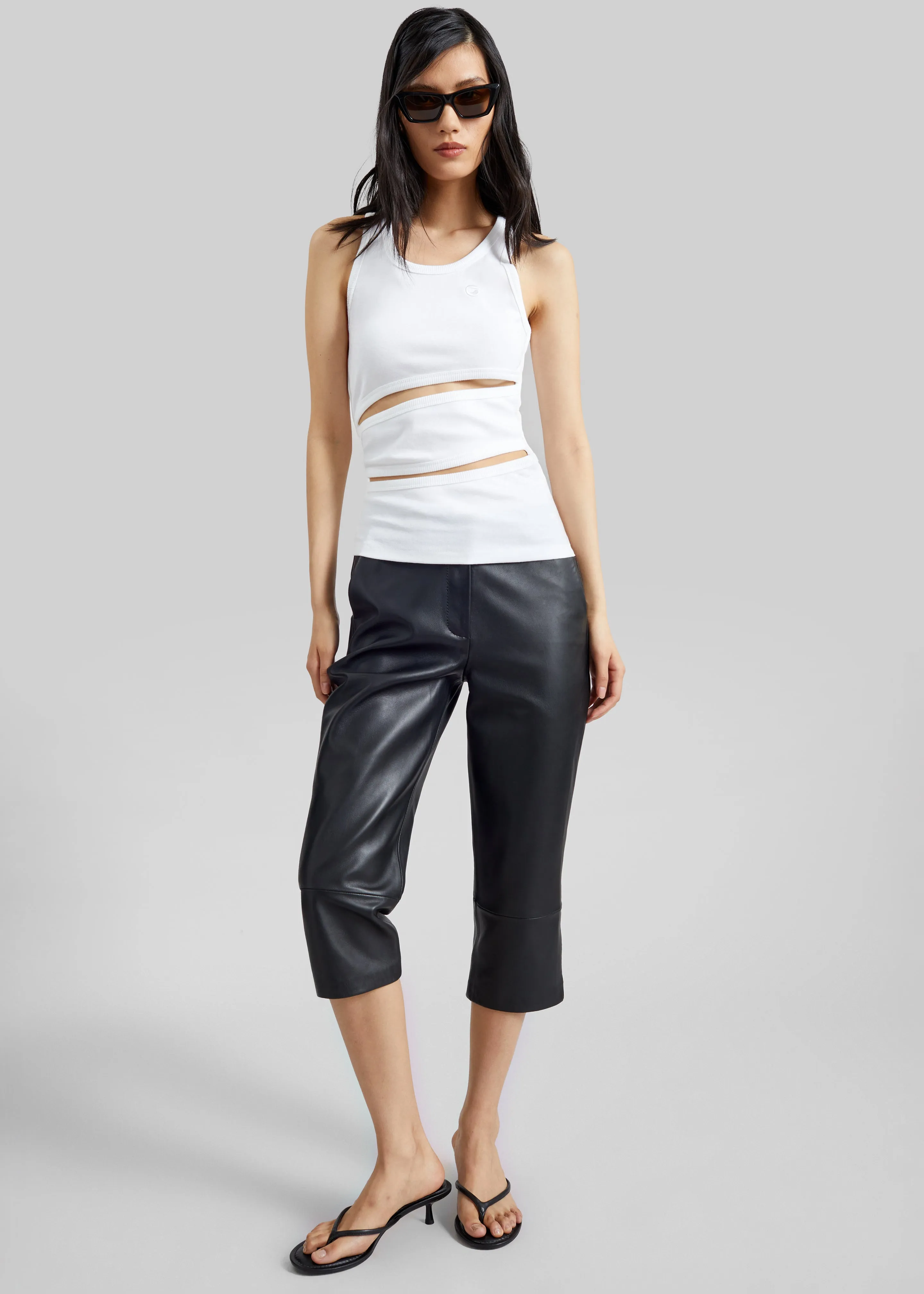Coperni Spiral Tank Top - White sold by Frankie Shop product image thumbnail 4