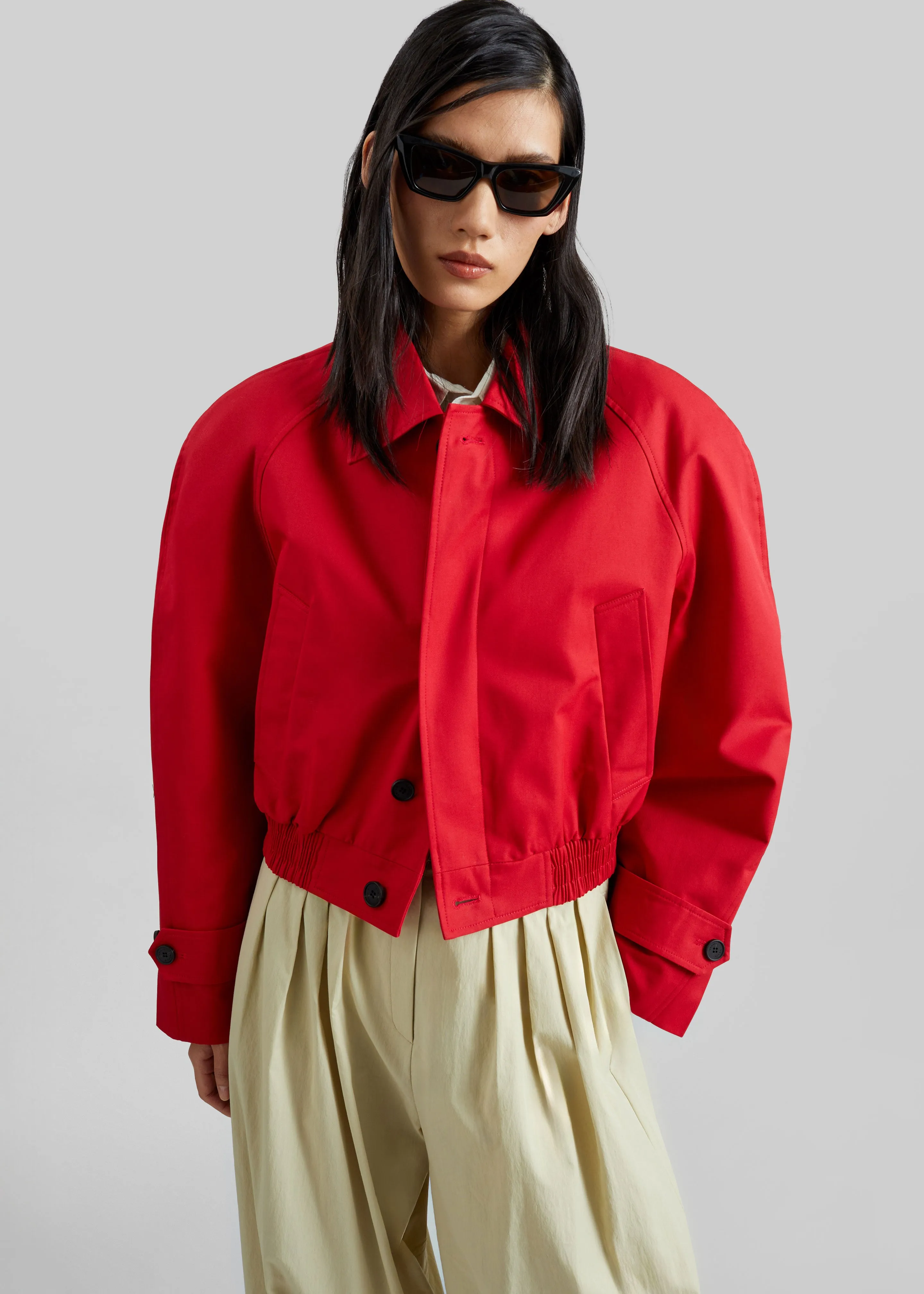 Turenne Curved Jacket - Red sold by Frankie Shop product image thumbnail 5