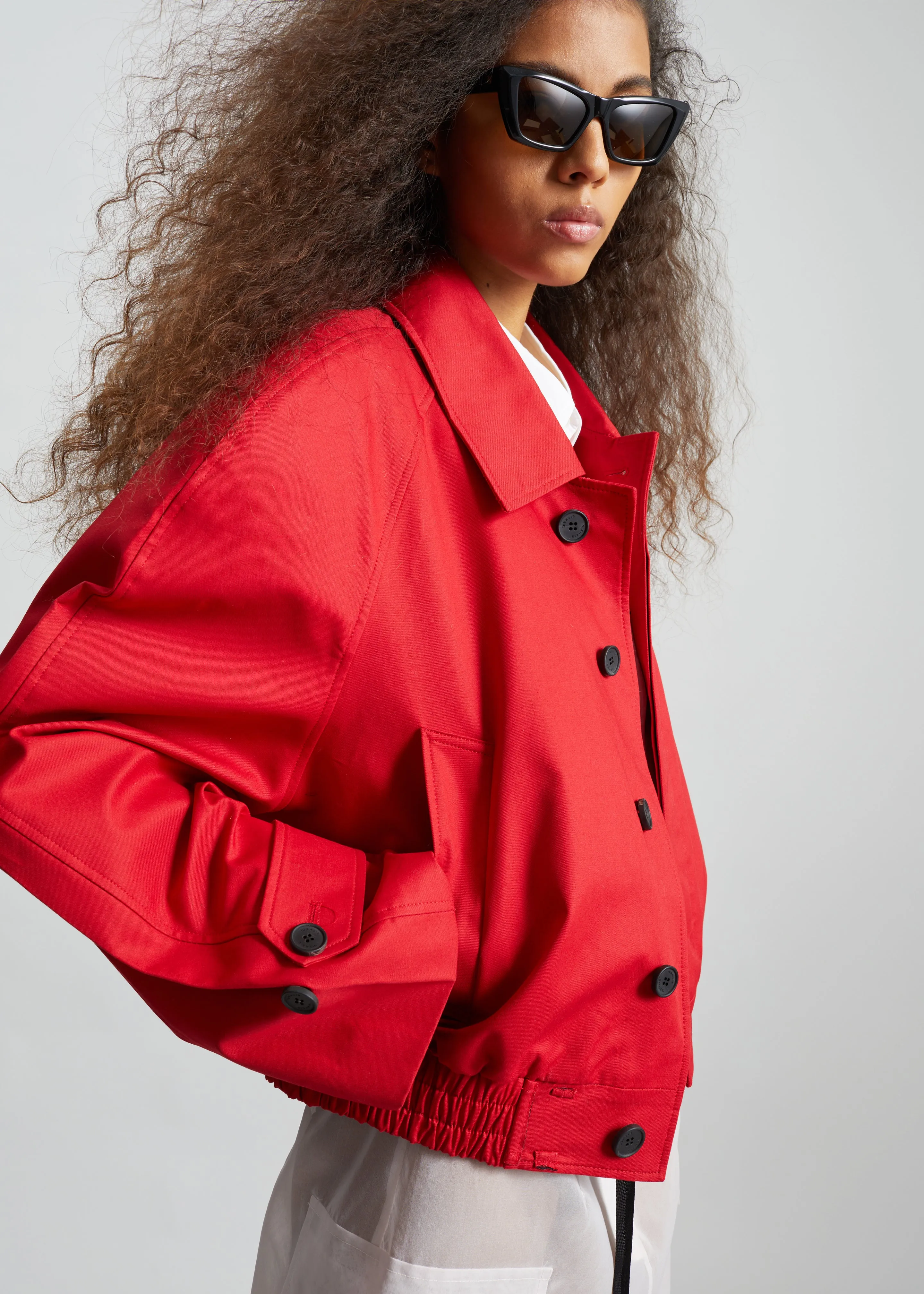 Turenne Curved Jacket - Red sold by Frankie Shop product image thumbnail 4