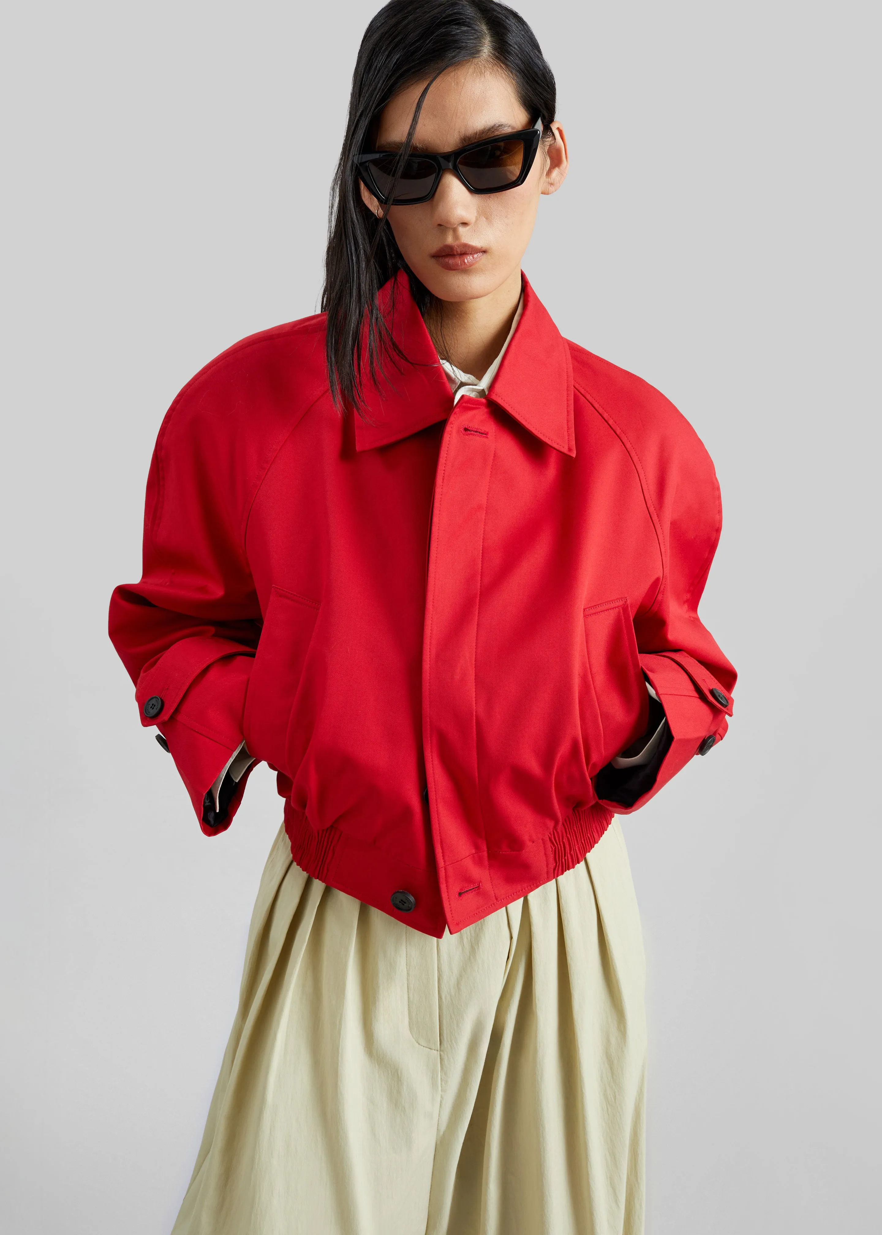 Turenne Curved Jacket - Red sold by Frankie Shop product image thumbnail 2