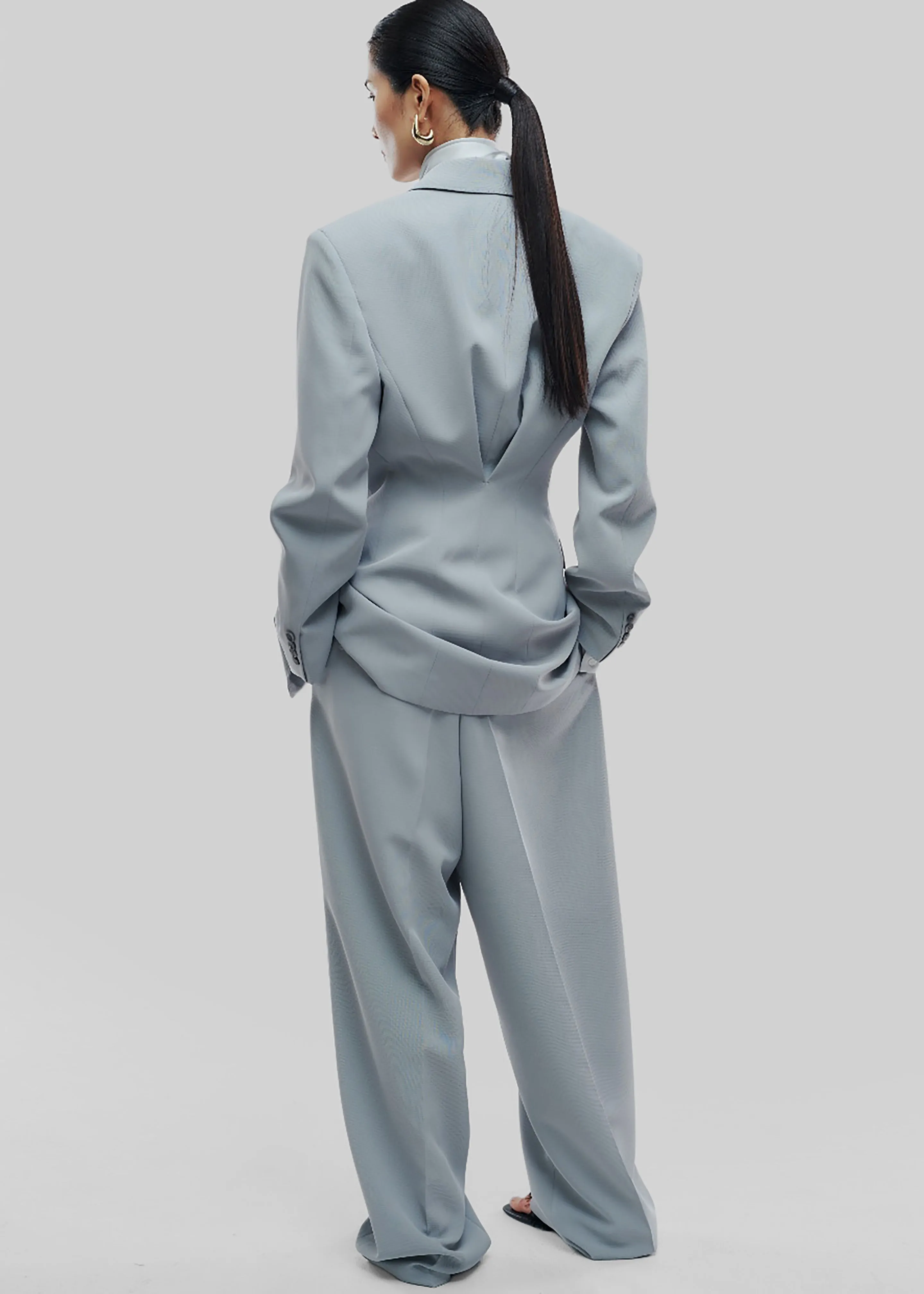 Duved Cinched Blazer - Slate Grey sold by Frankie Shop product image thumbnail 2